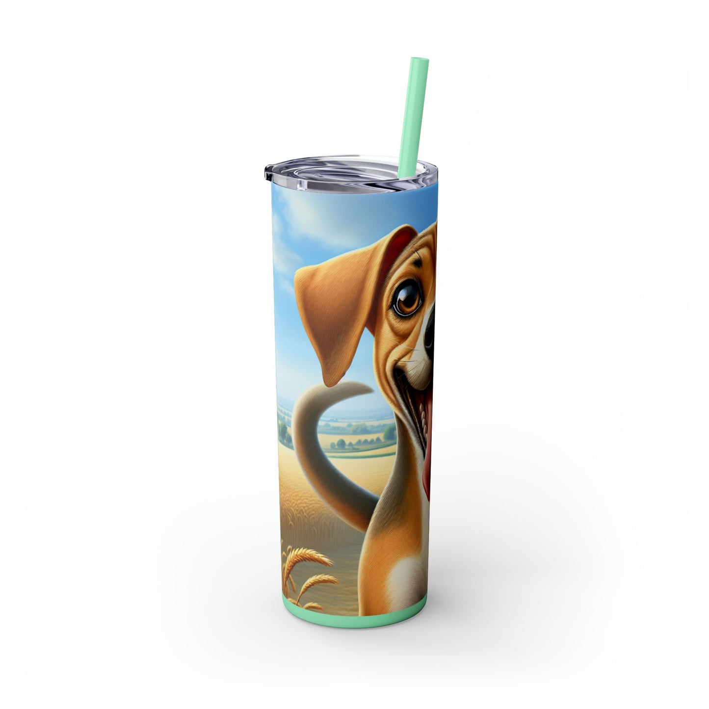 Banjara Hound Tumbler with Straw, 20oz