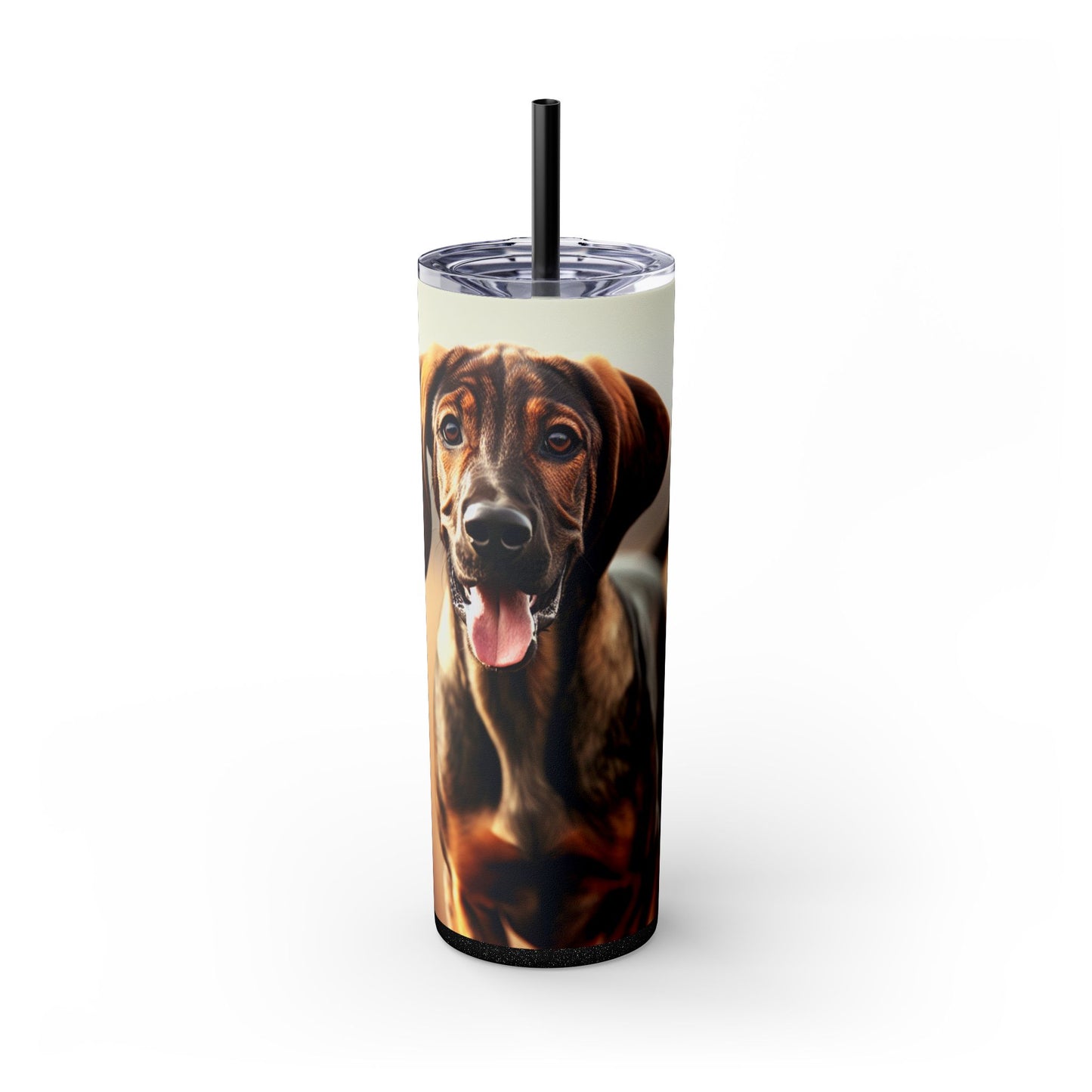 Plott Hound Tumbler with Straw, 20oz