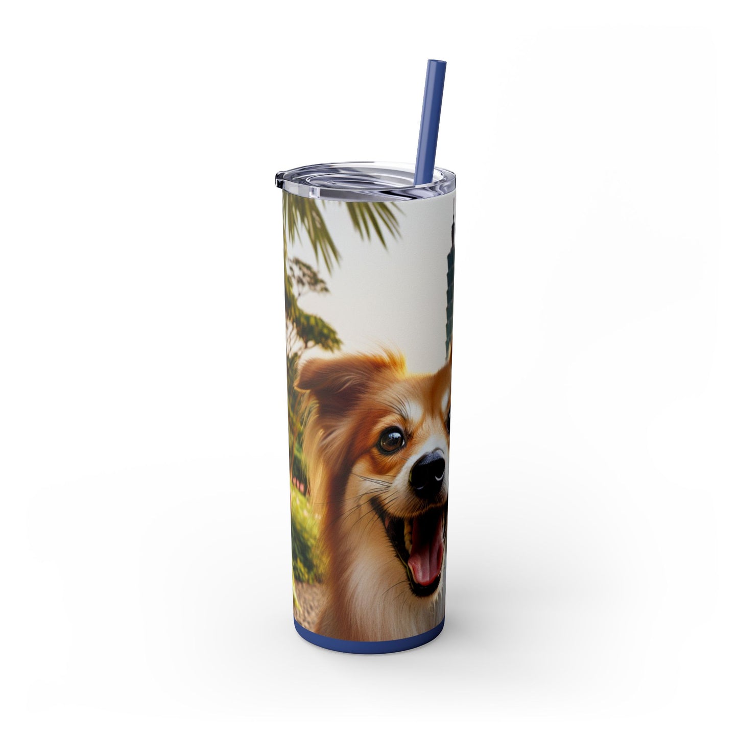 Taiwan Dog Tumbler with Straw, 20oz