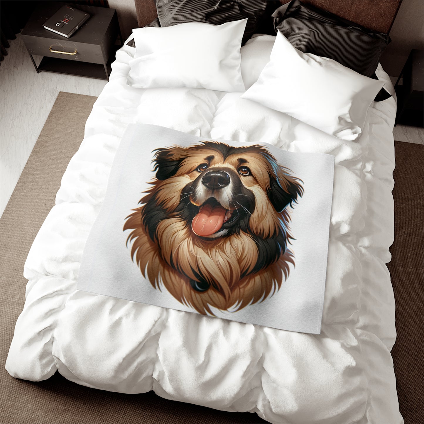 Caucasian Shepherd Dog Sweatshirt Blanket
