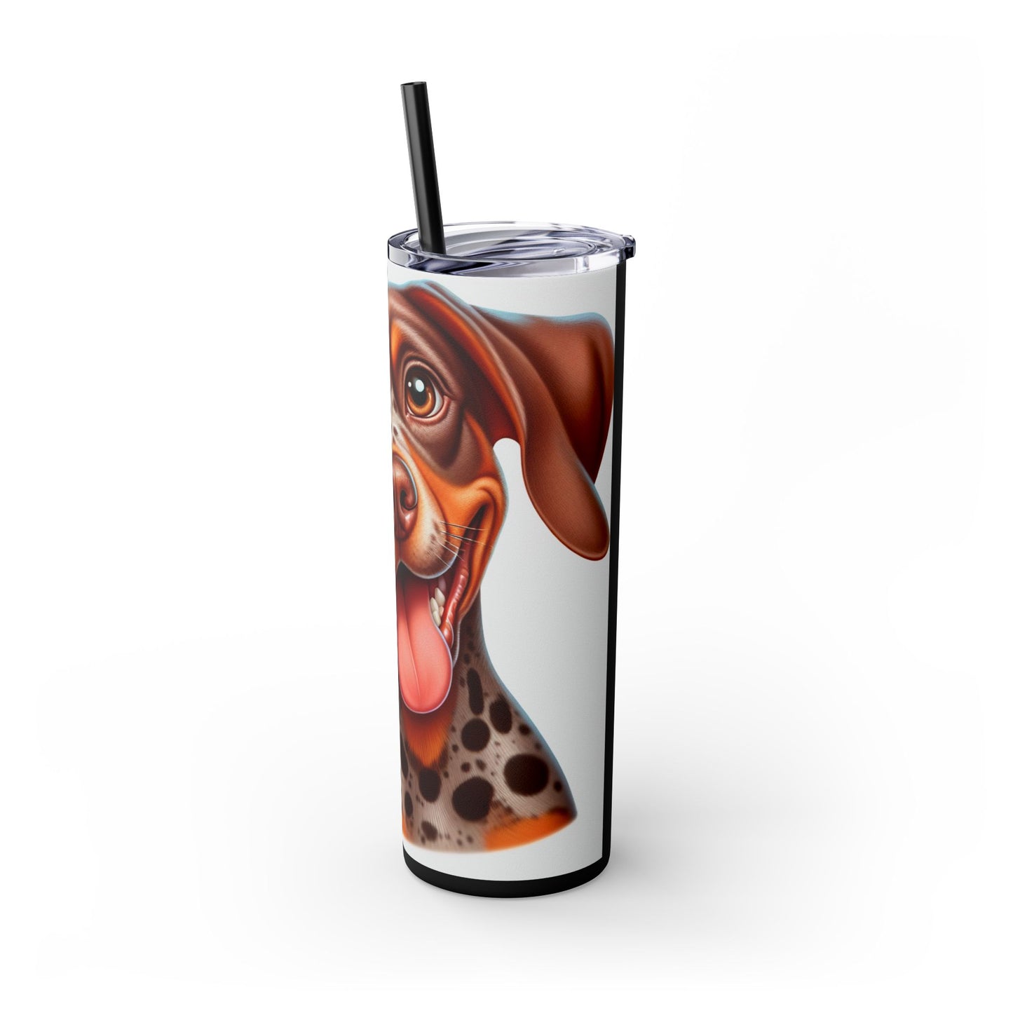 Braque du Bourbonnais Tumbler with Straw, 20oz