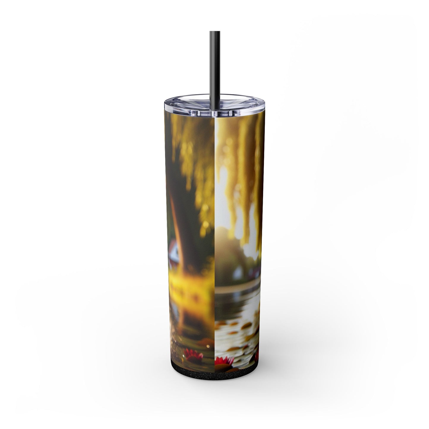 Nova Scotia Duck Trolling Retriever Skinny Tumbler with Straw, 20oz