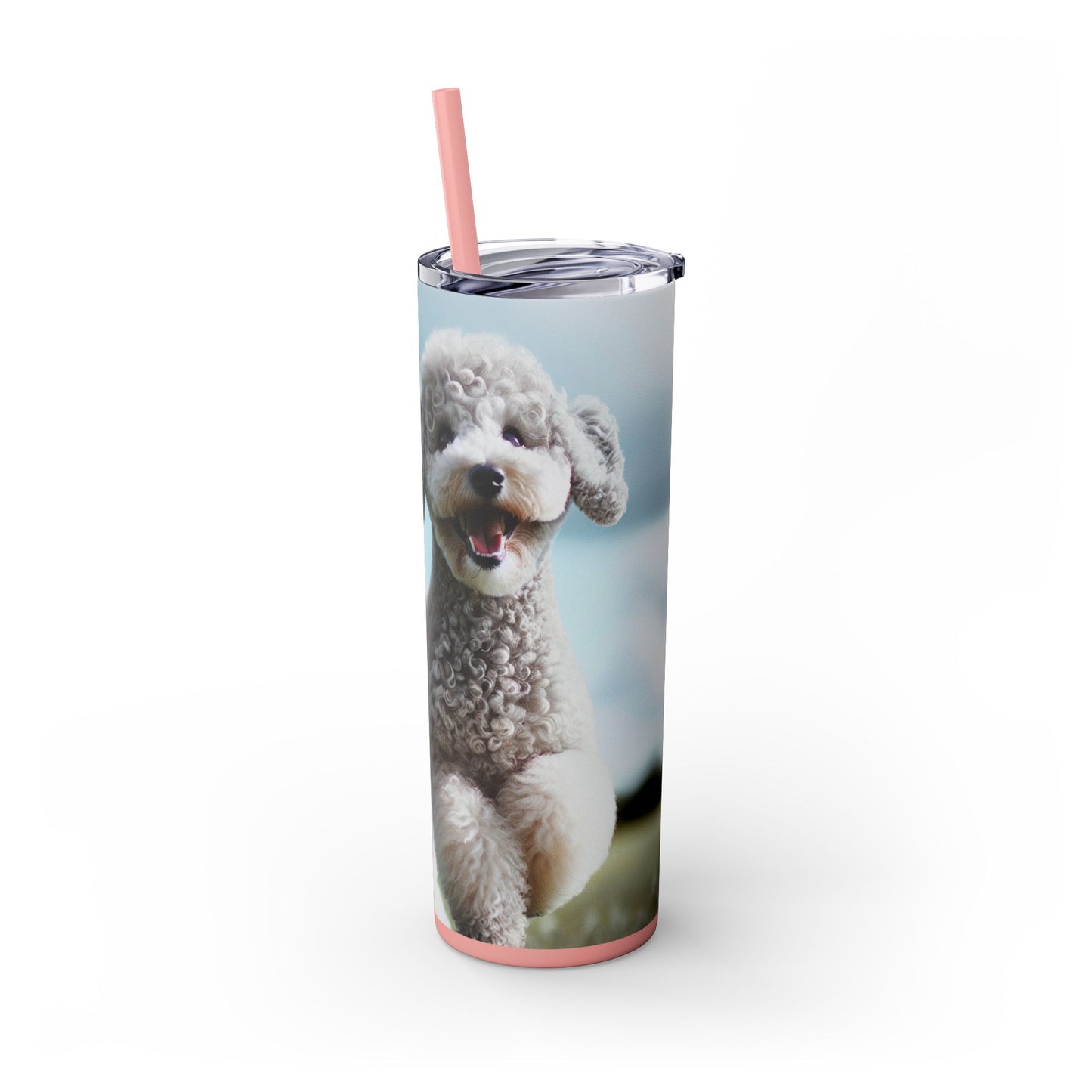 Bedlington Terrier Tumbler with Straw, 20oz