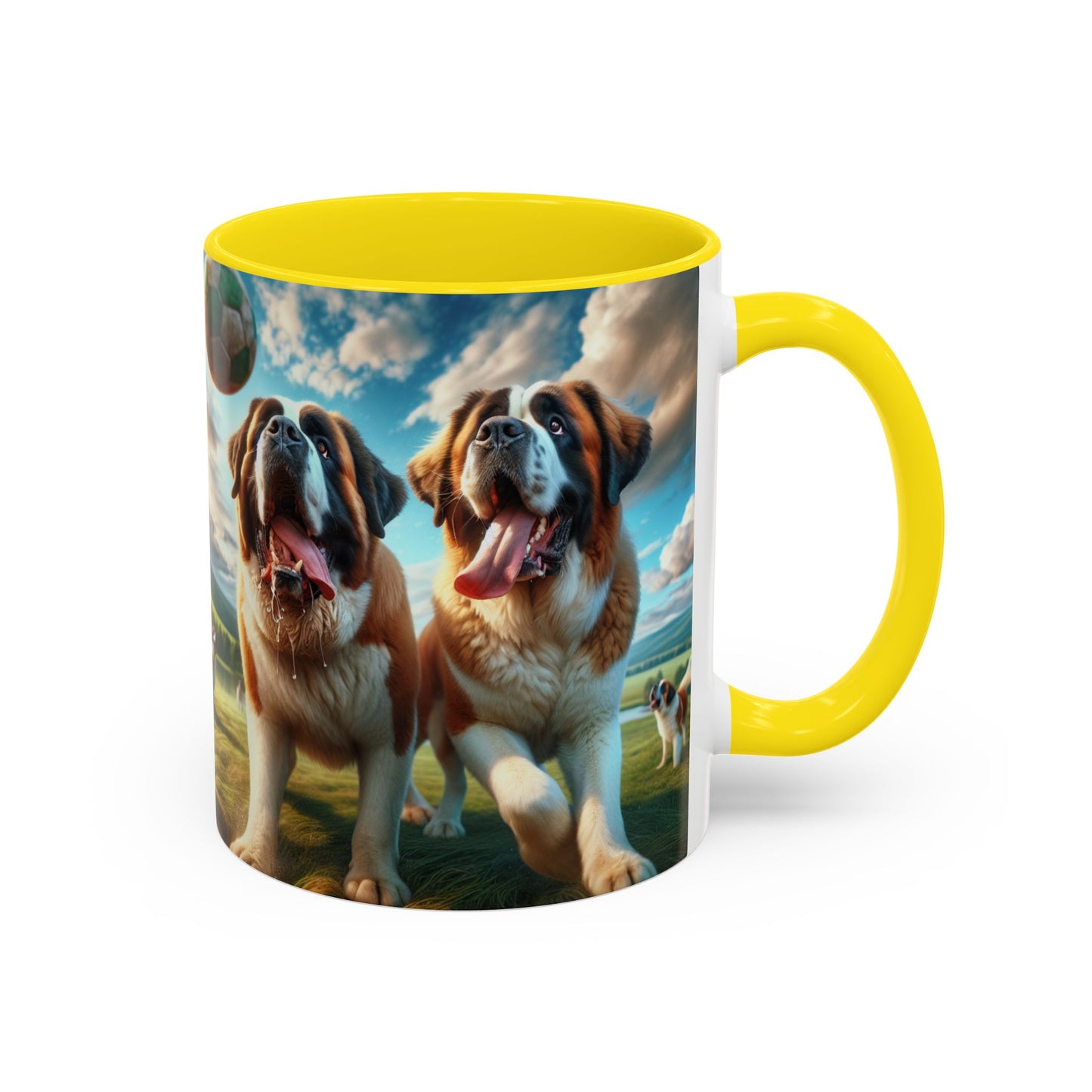 Saint Bernard Accent Coffee Mug - Perfect Gift for Dog Lovers