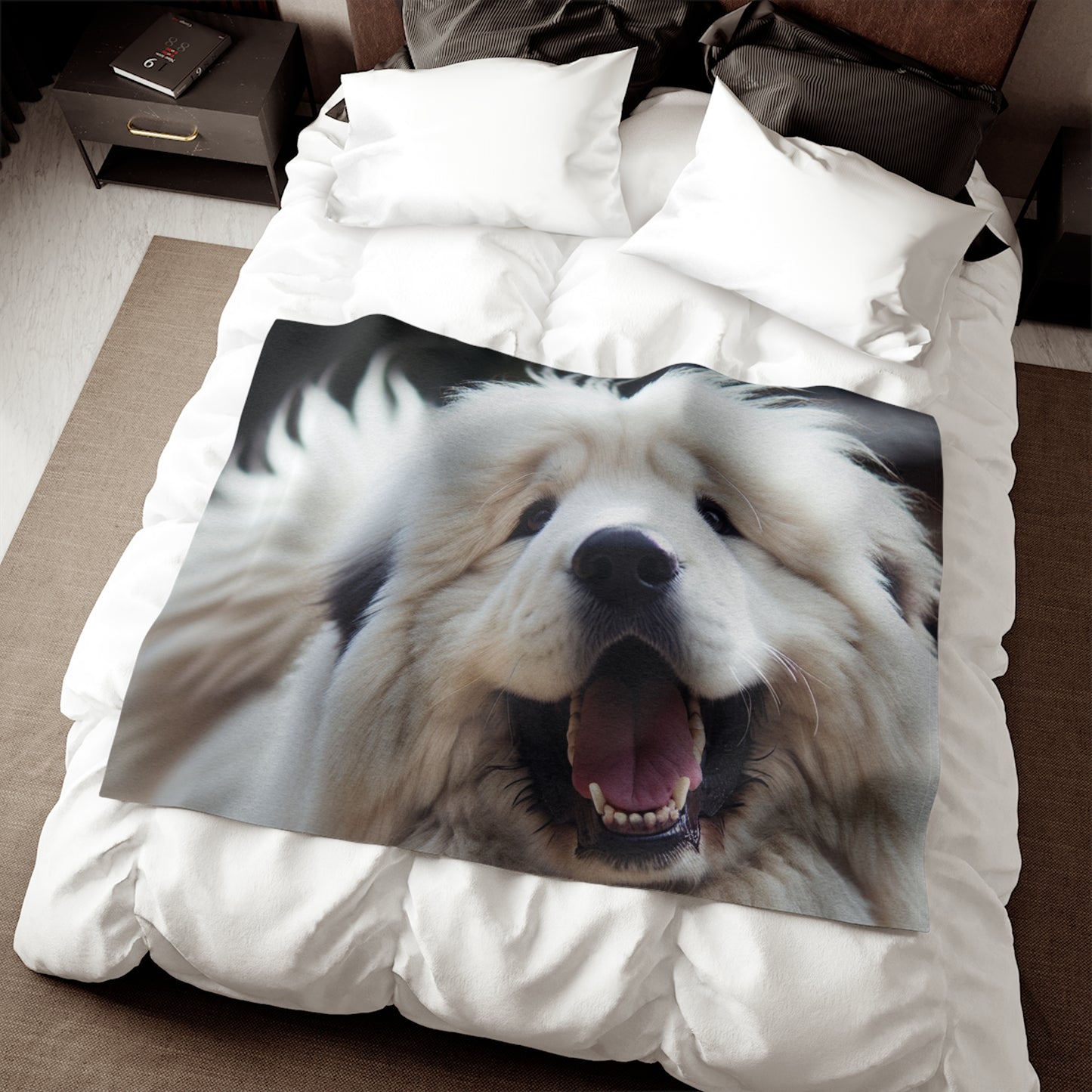 Tatra Shepherd Dog Sweatshirt Blanket