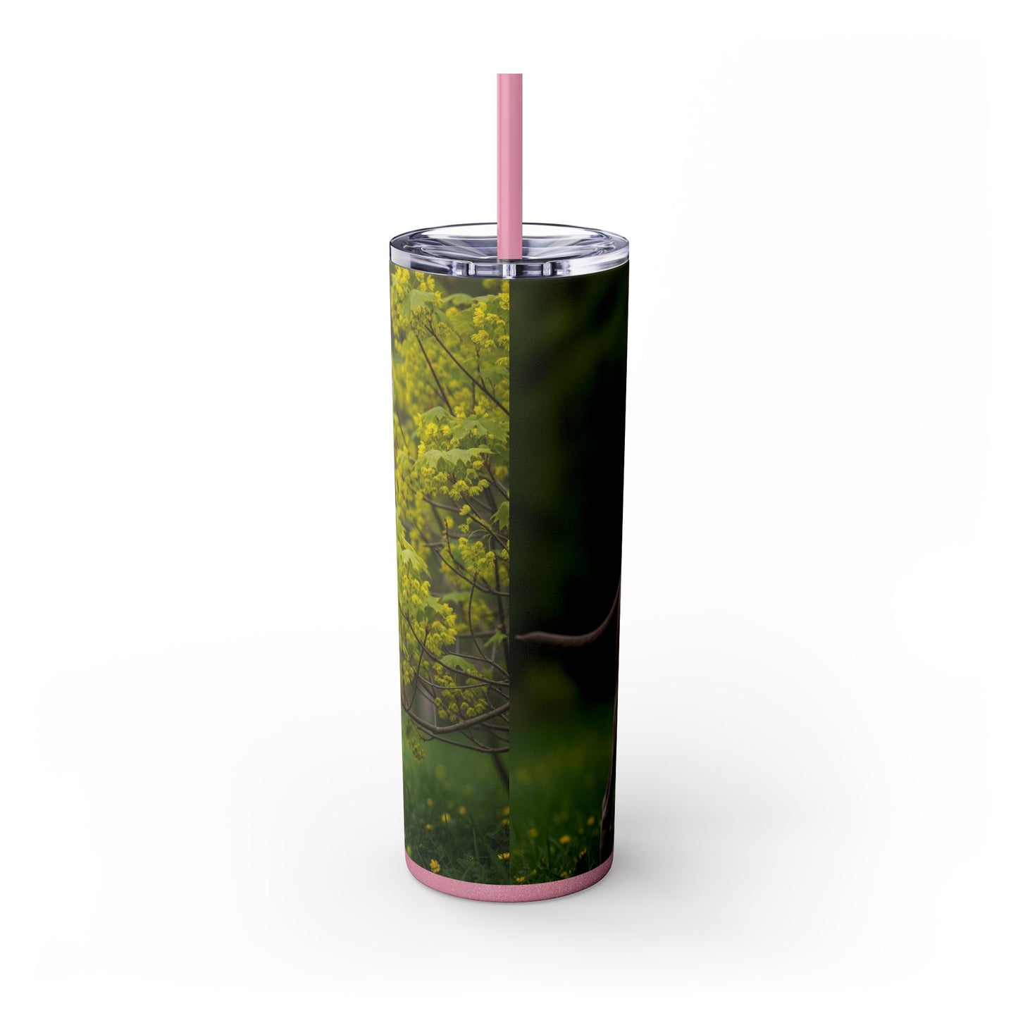 Weimaraner Skinny Tumbler with Straw, 20oz
