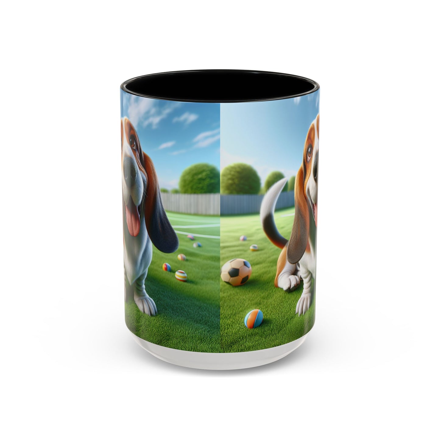 Basset Hound Accent Coffee Mug - Perfect Gift for Dog Lovers