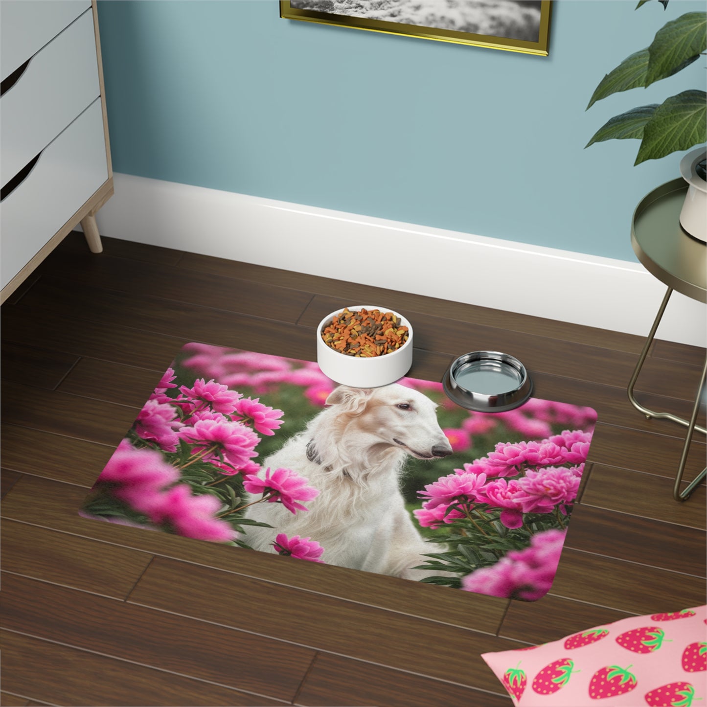Pet Food Mat (12x18) - Borzoi