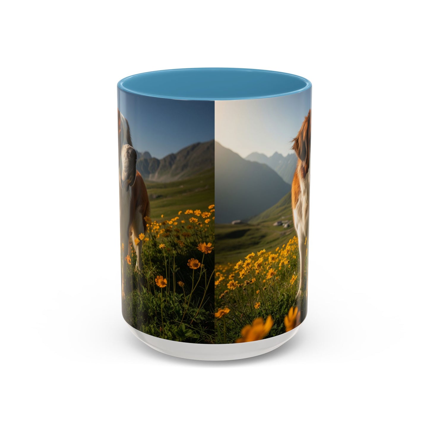 Saint Bernard Accent Coffee Mug - Perfect Gift for Dog Lovers