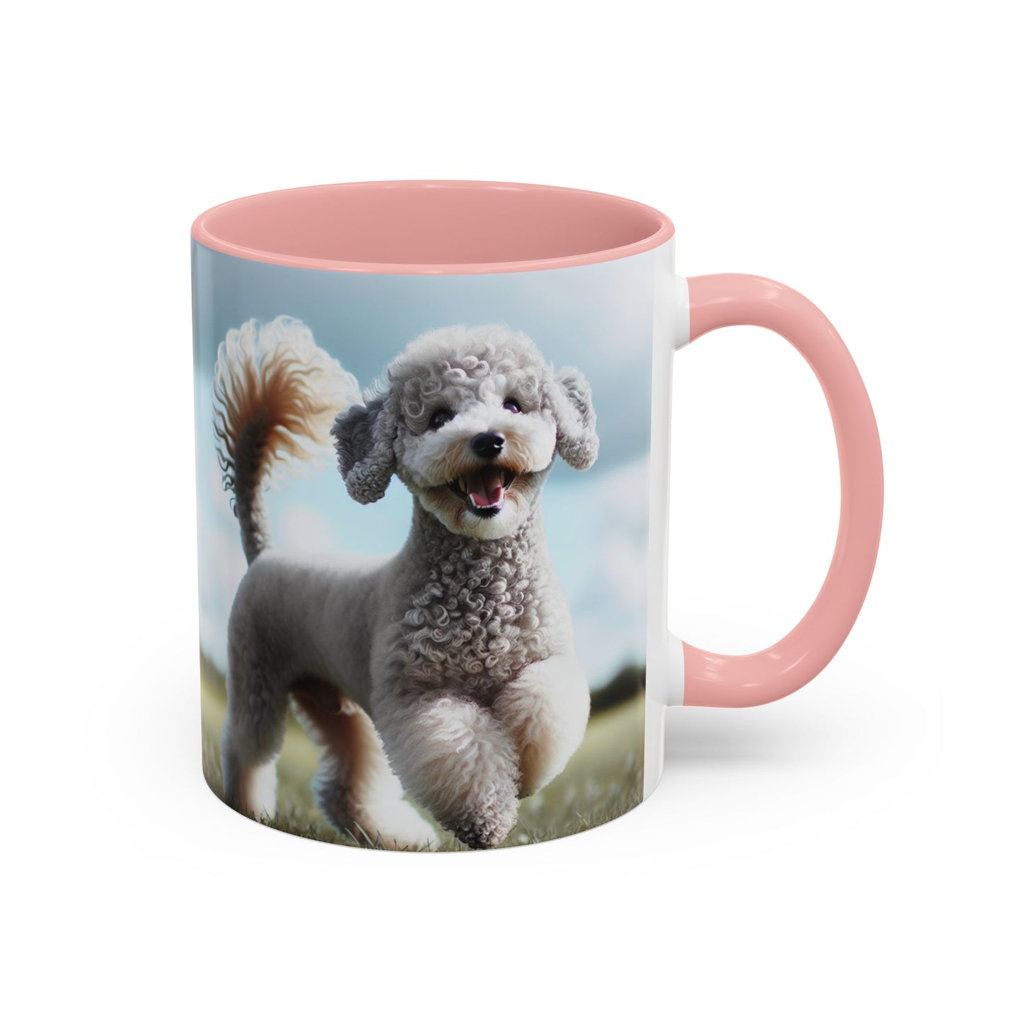 Bedlington Terrier Accent Coffee Mug - Perfect Gift for Dog Lovers