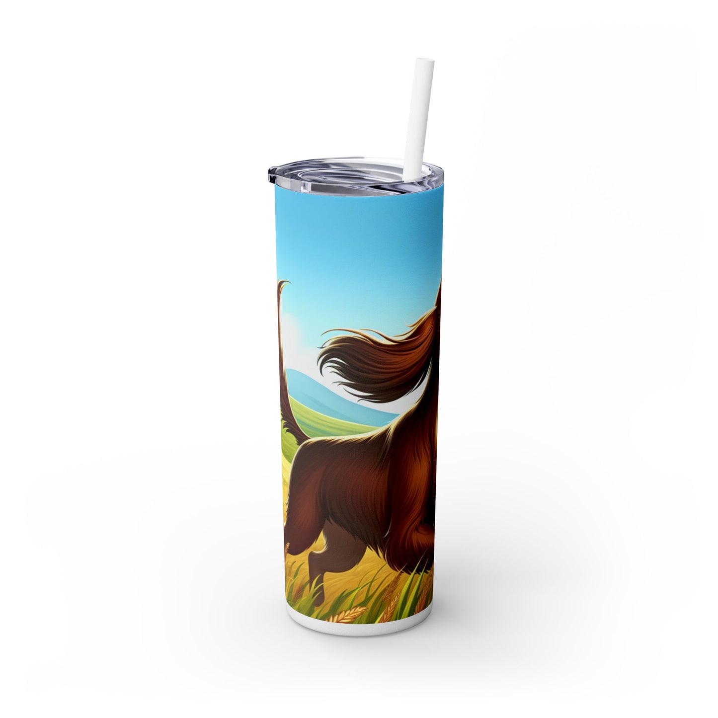 Field Spaniel Tumbler with Straw, 20oz