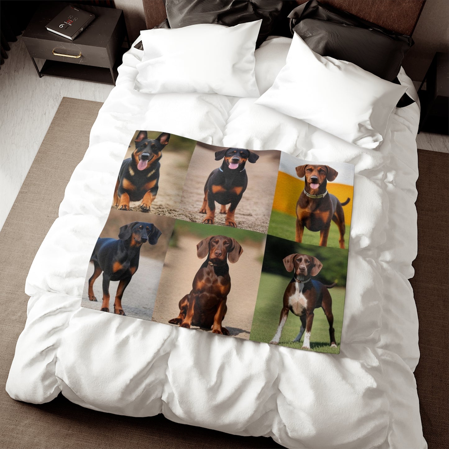 German Dogs Sweatshirt Blanket