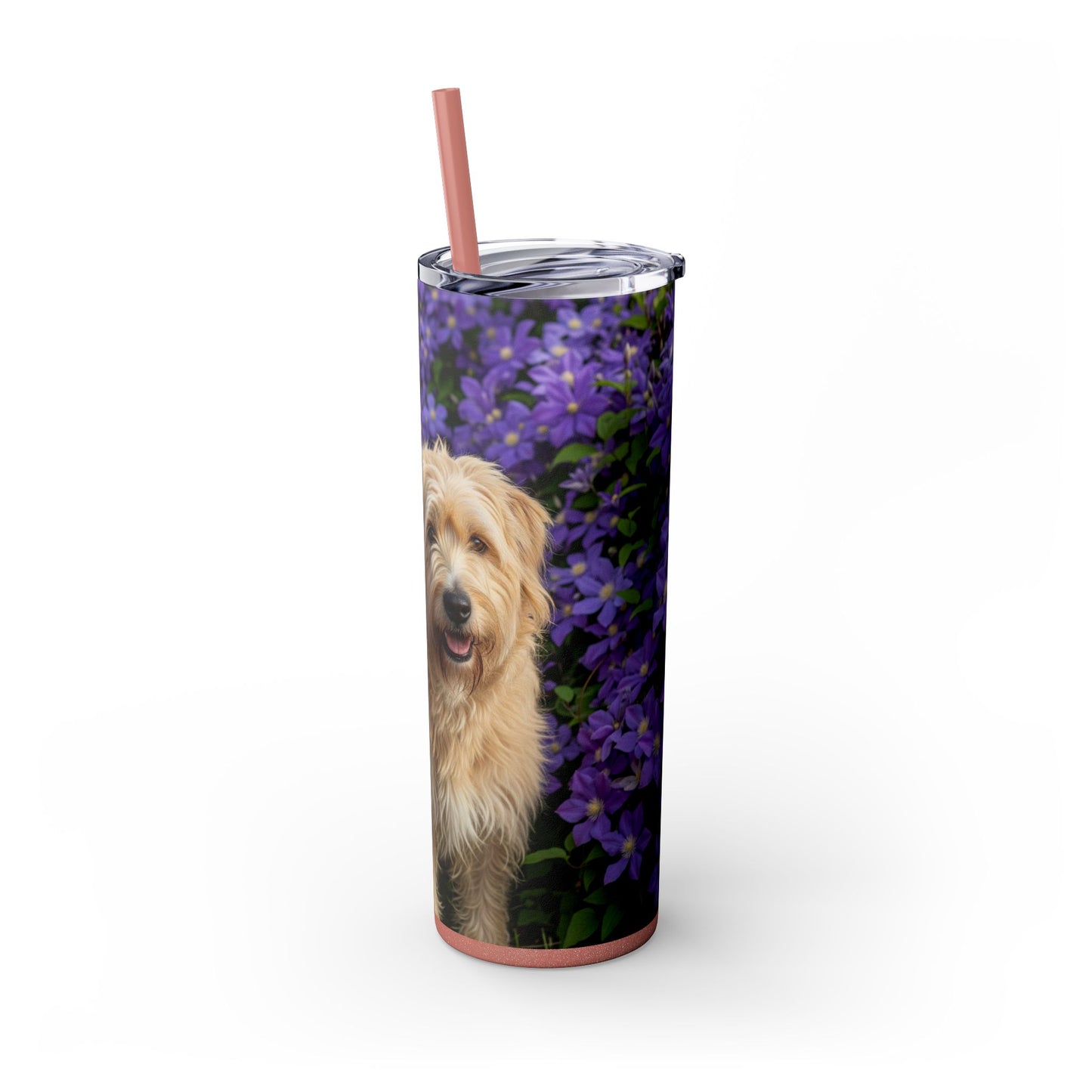 Berger Picard Skinny Tumbler with Straw, 20oz