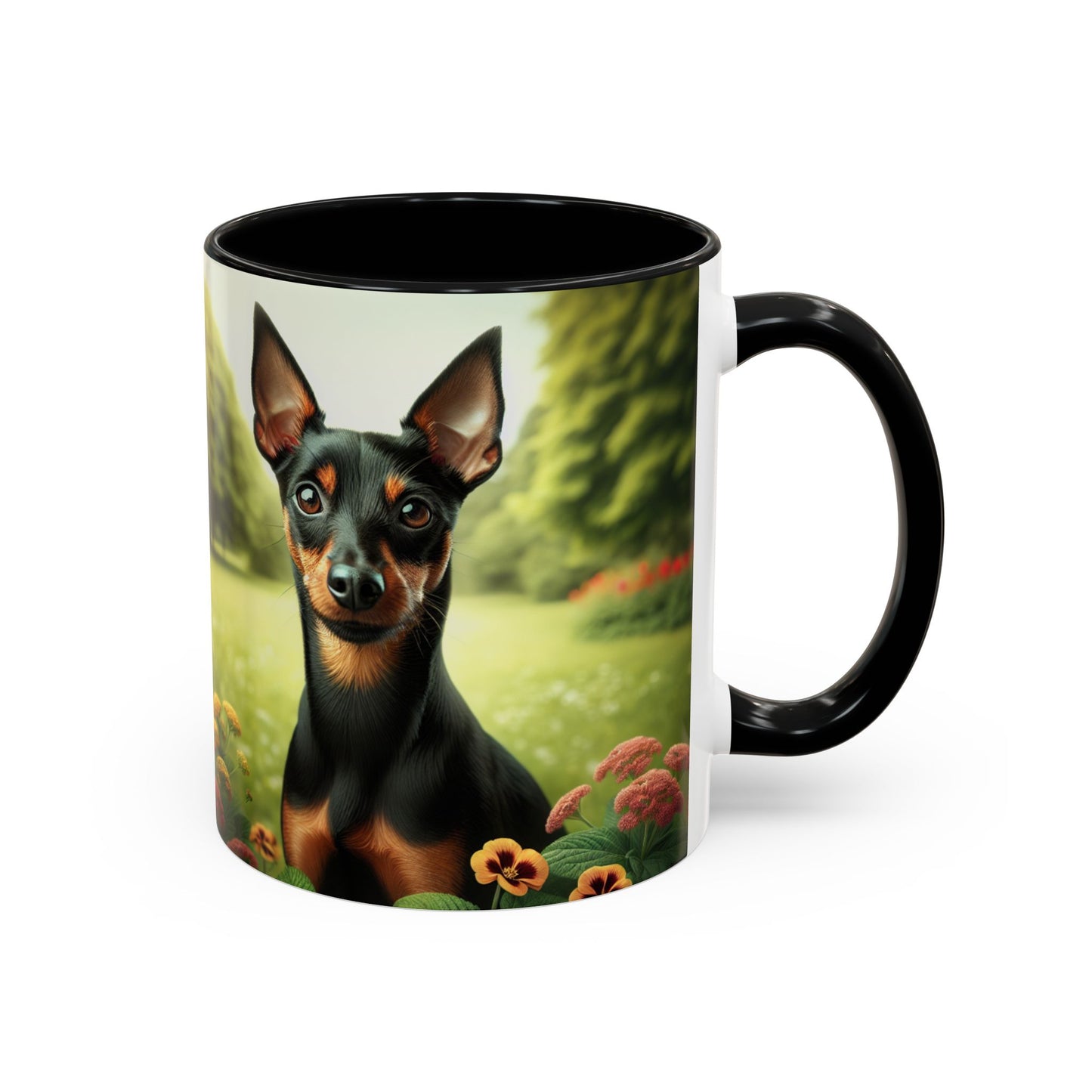 Manchester Terrier Accent Coffee Mug - Perfect Gift for Dog Lovers