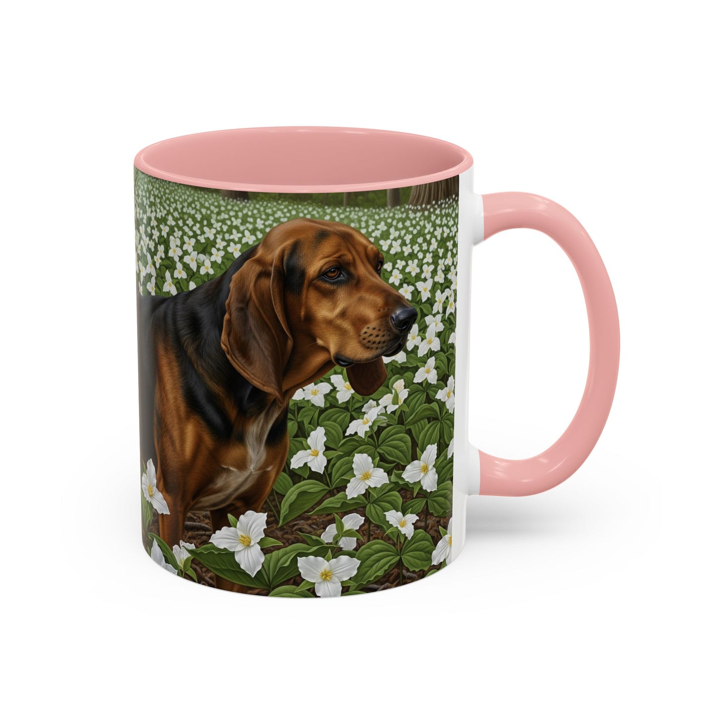 Treeing Walker Coonhound Accent Coffee Mug - Perfect Gift for Dog Lovers
