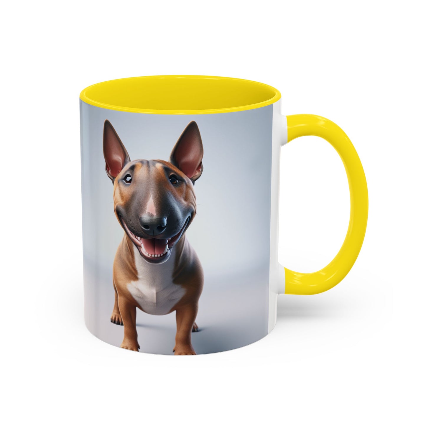 Miniature Bull Terrier Accent Coffee Mug - Perfect Gift for Dog Lovers