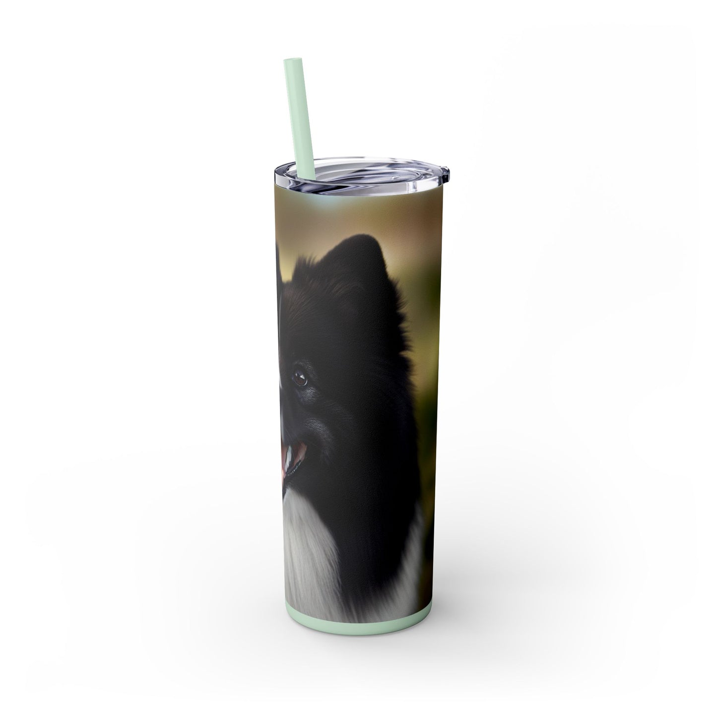 Karelian Bear Dog Tumbler with Straw, 20oz