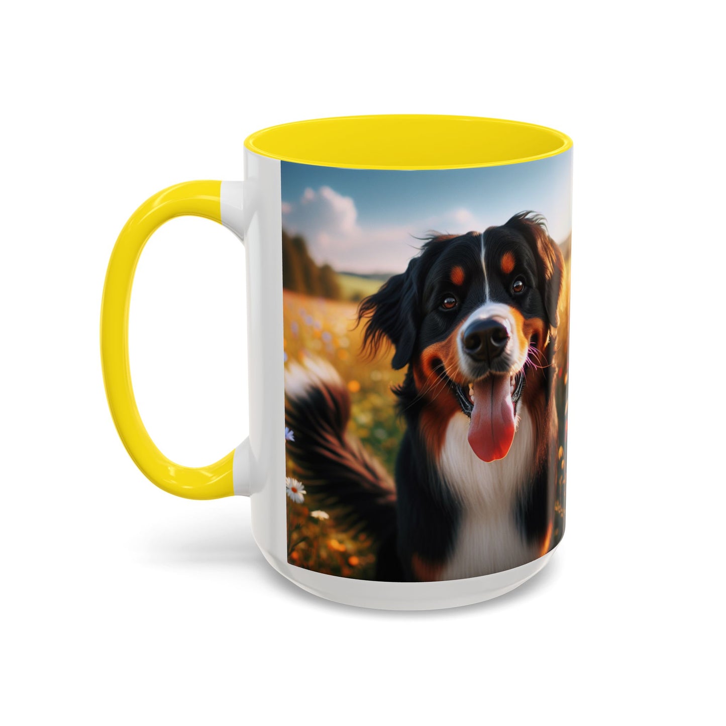 Bernese Mountain Dog Accent Coffee Mug - Perfect Gift for Dog Lovers
