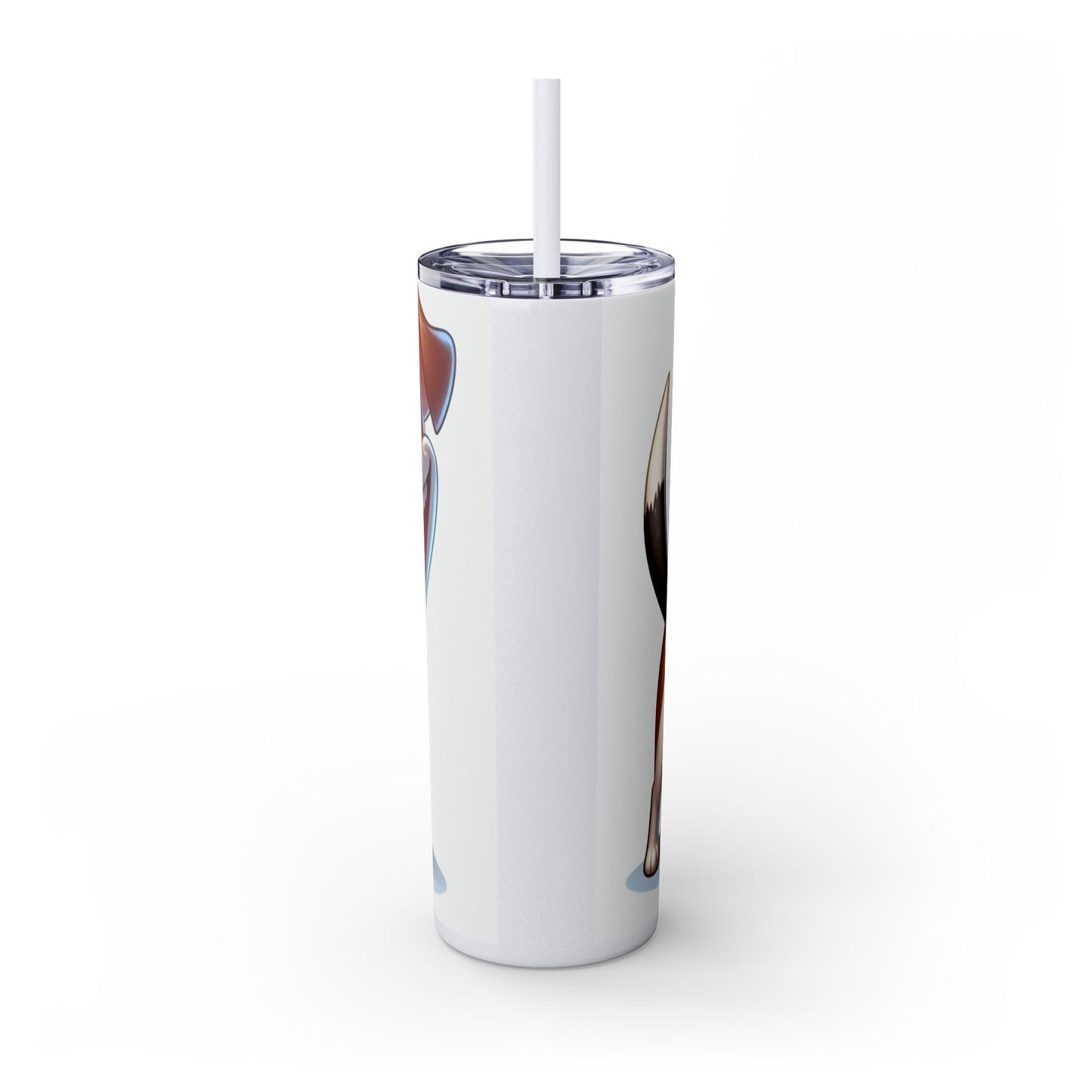 Teddy Roosevelt Terrier Tumbler with Straw, 20oz