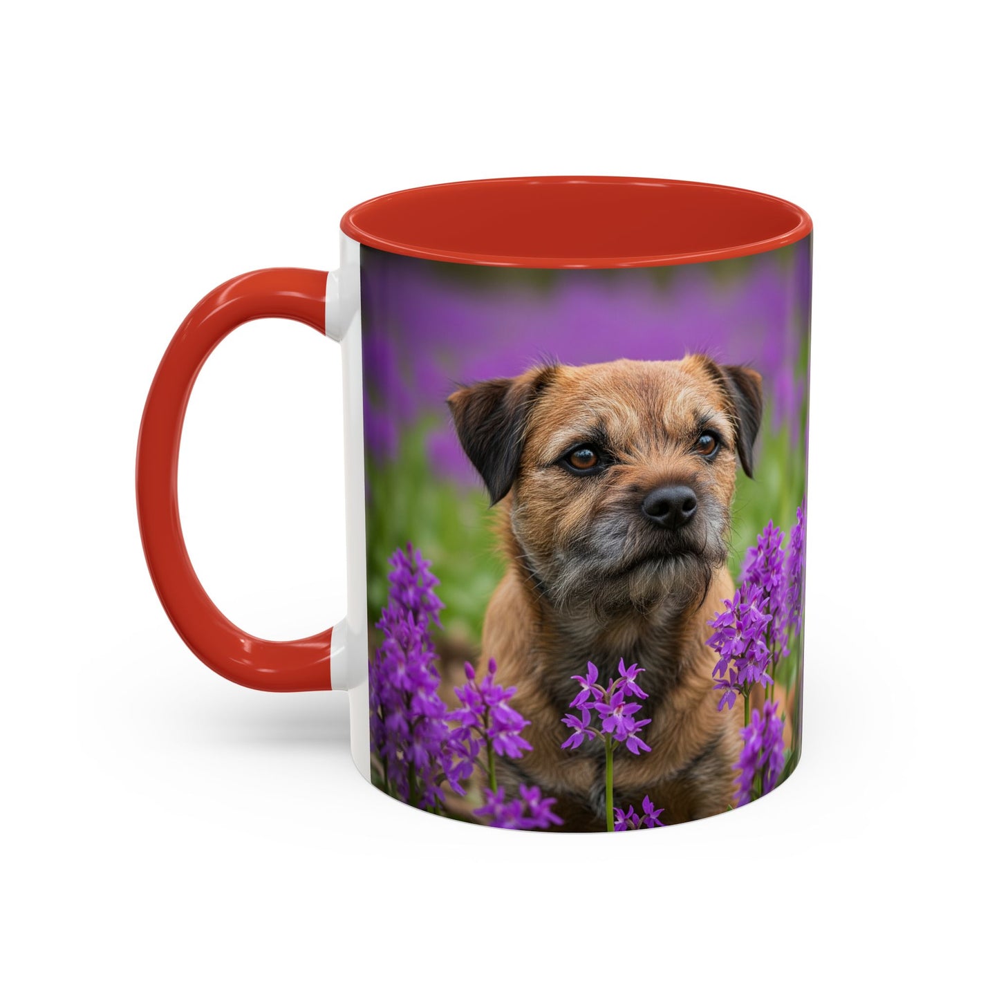 Border Terrier Accent Coffee Mug - Perfect Gift for Dog Lovers