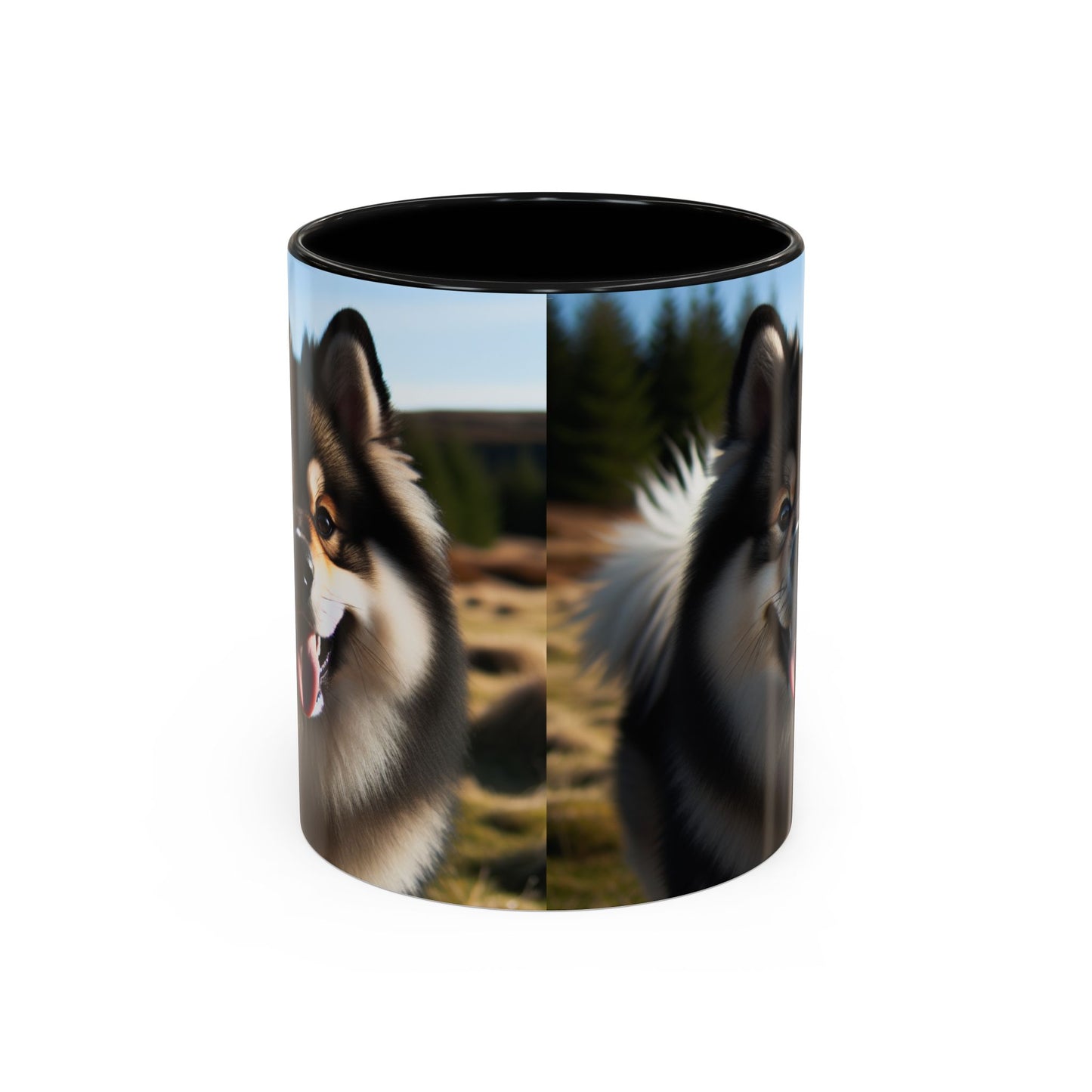 Norwegian Buhund Accent Coffee Mug - Perfect Gift for Dog Lovers