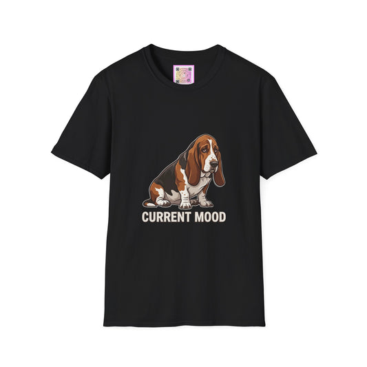 Basset Hound Current Mood Tee Shirt