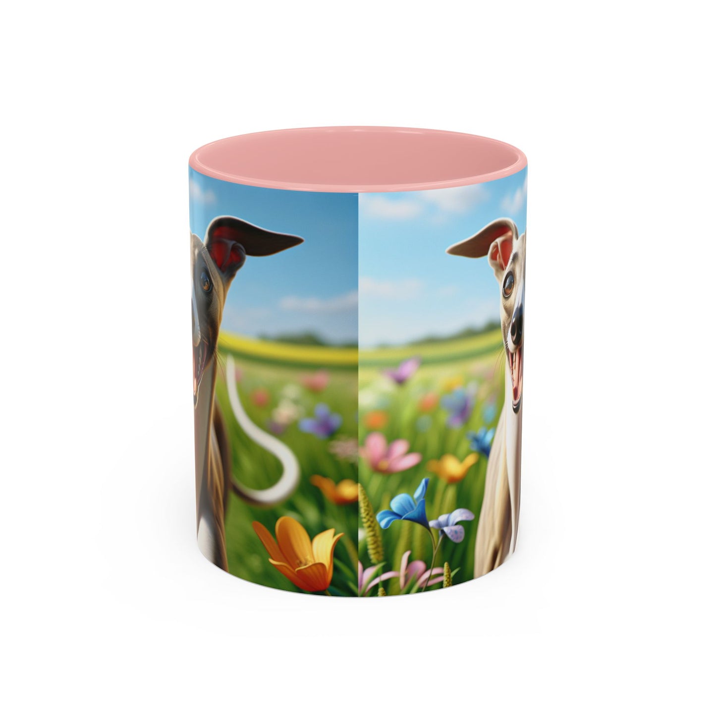Whippet Accent Coffee Mug - Perfect Gift for Dog Lovers