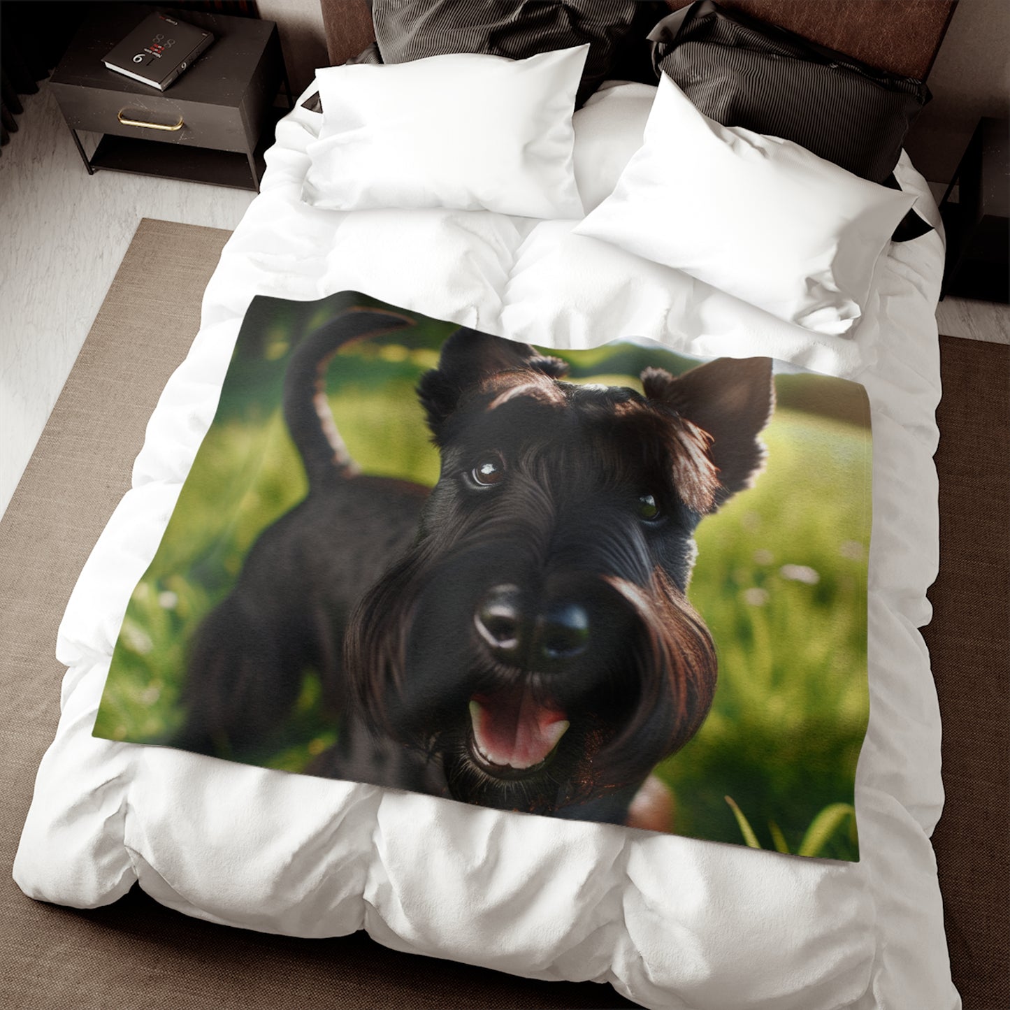 Scottish Terrier Sweatshirt Blanket