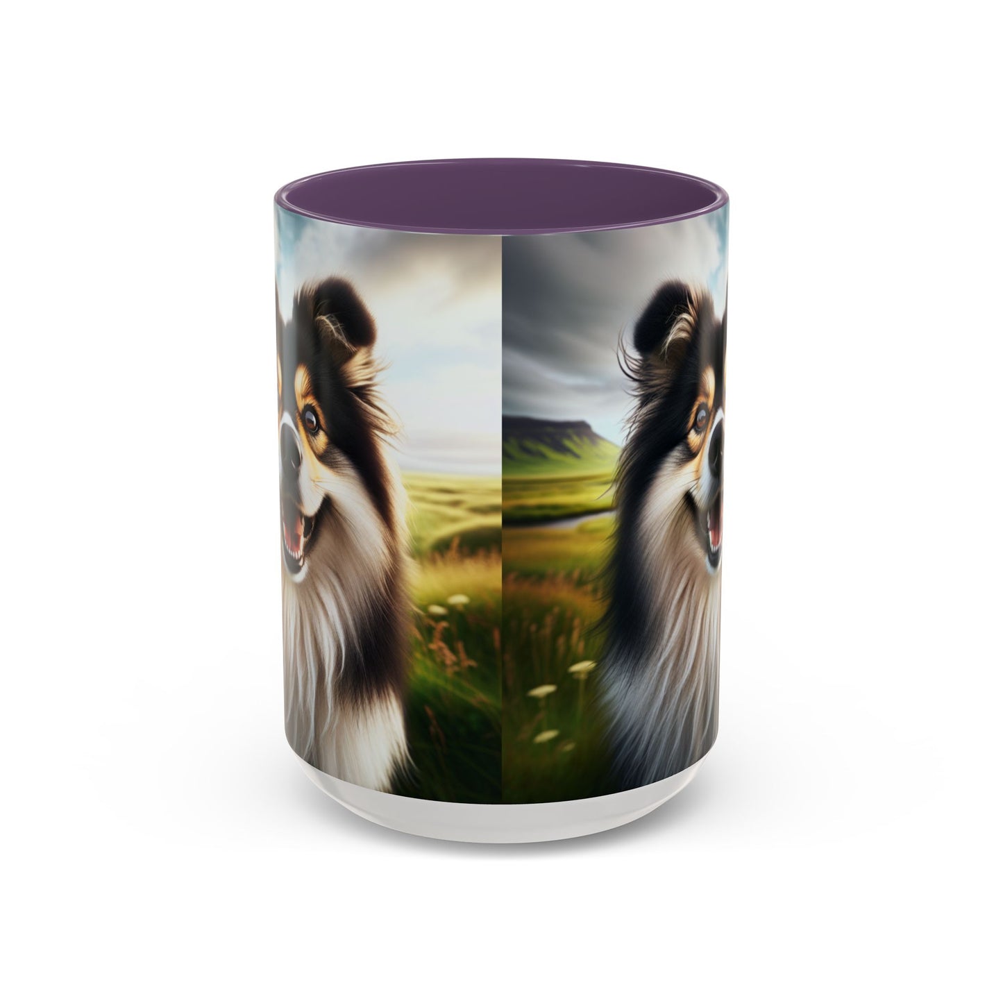 Icelandic Sheepdog Accent Coffee Mug - Perfect Gift for Dog Lovers
