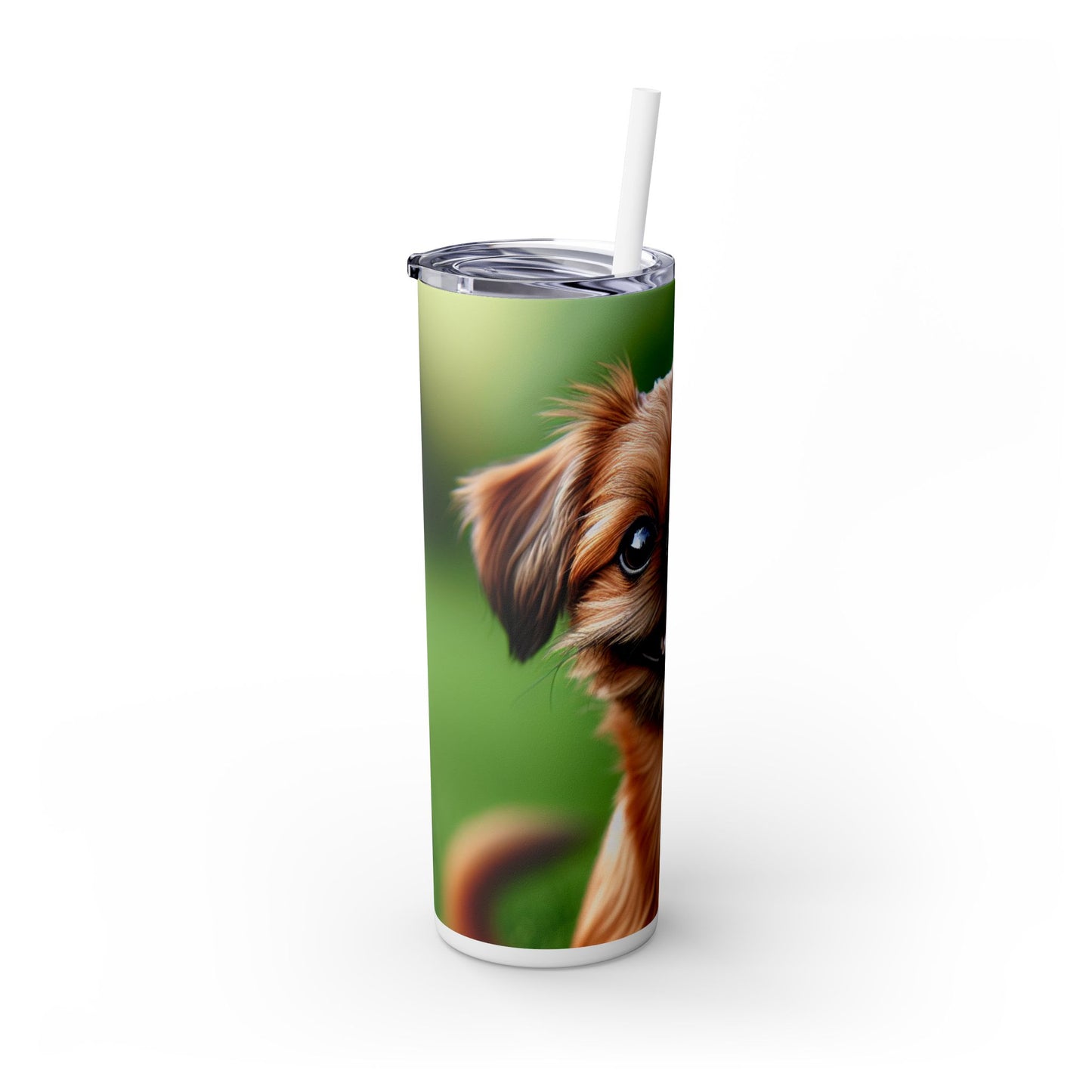Brussels Griffon Tumbler with Straw, 20oz