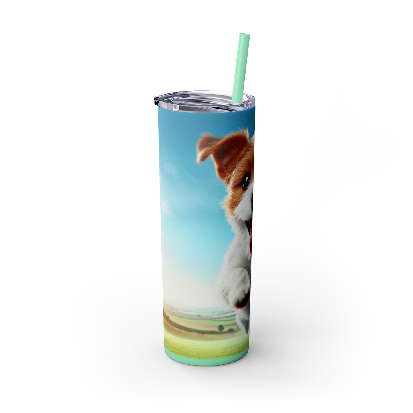 Russell Terrier Tumbler with Straw, 20oz