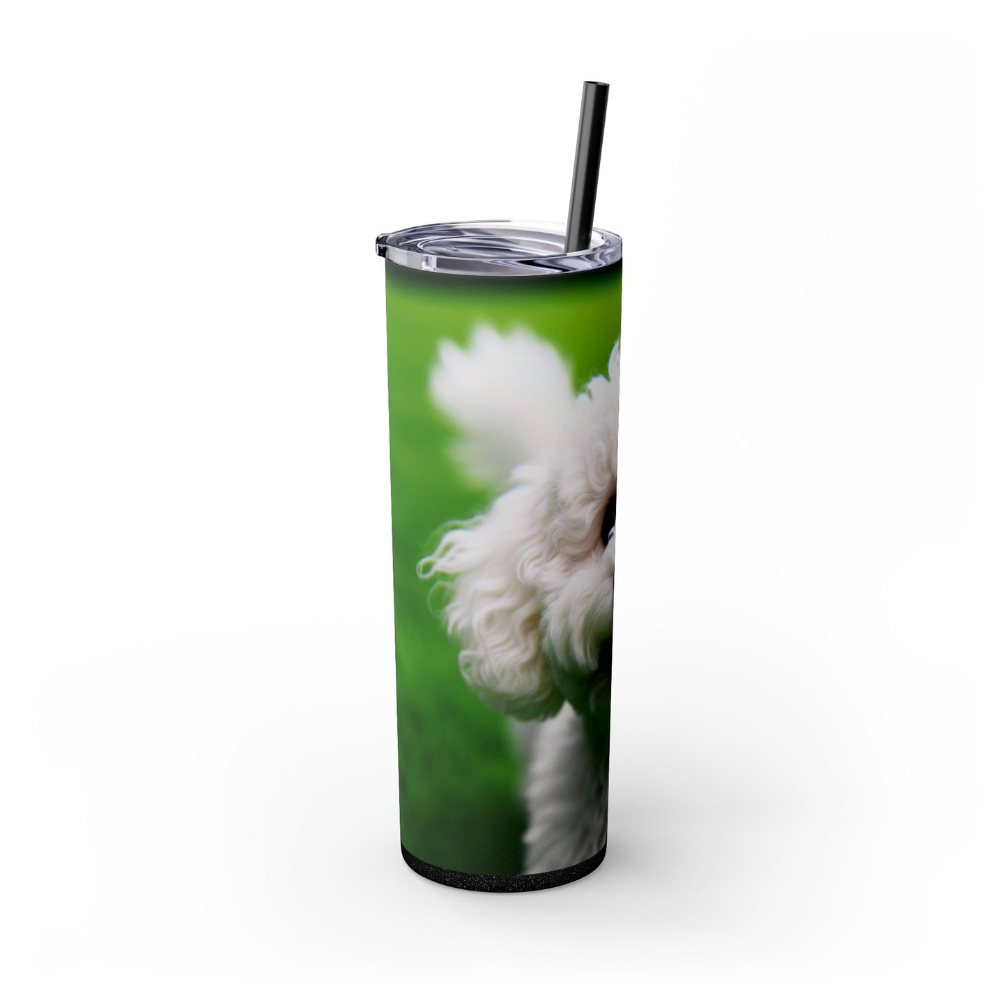Bichonpoo Tumbler with Straw, 20oz