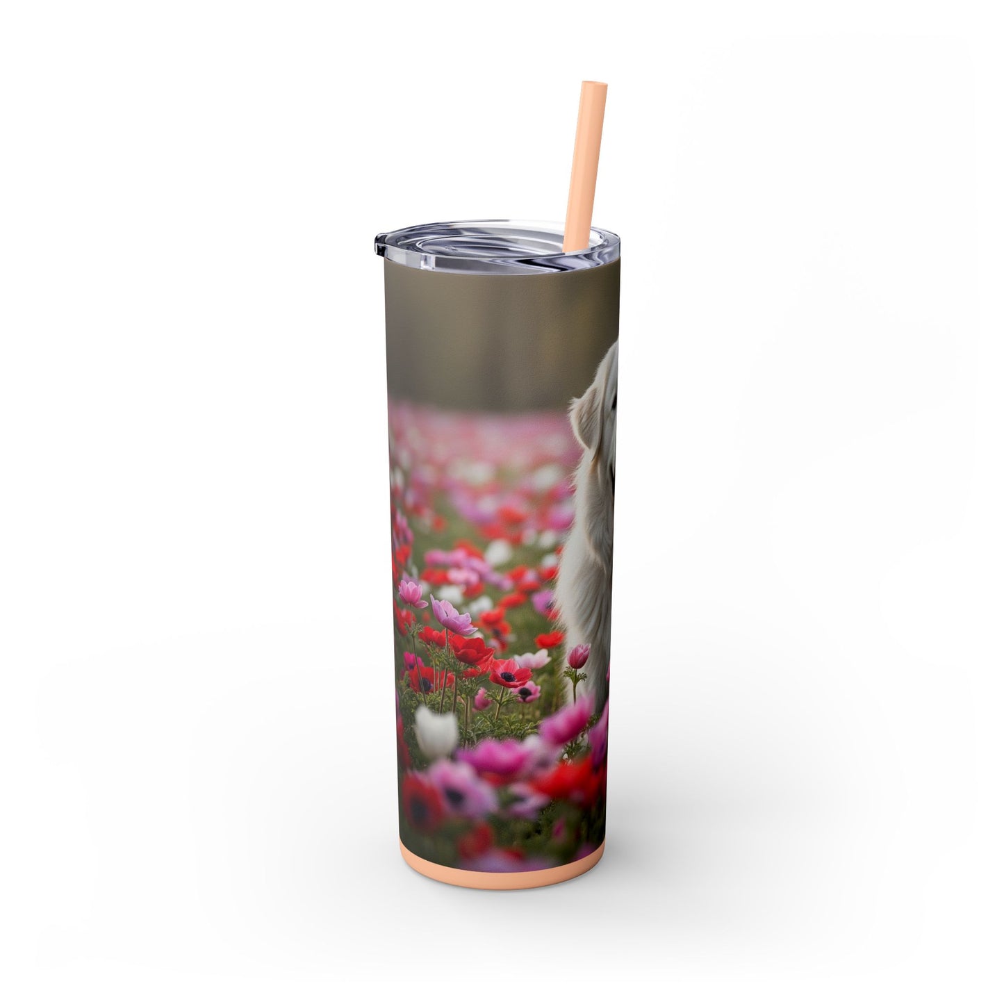 Maremma Sheepdog Tumbler with Straw, 20oz