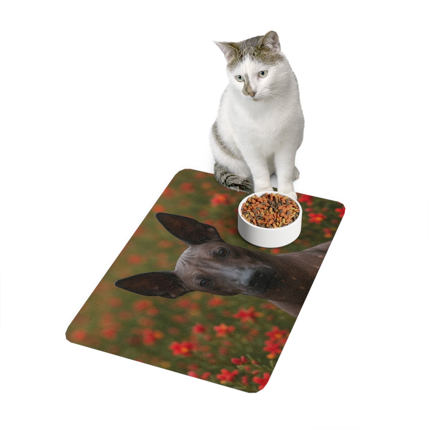 Pet Food Mat (12x18) - Peruvian Inca Orchid
