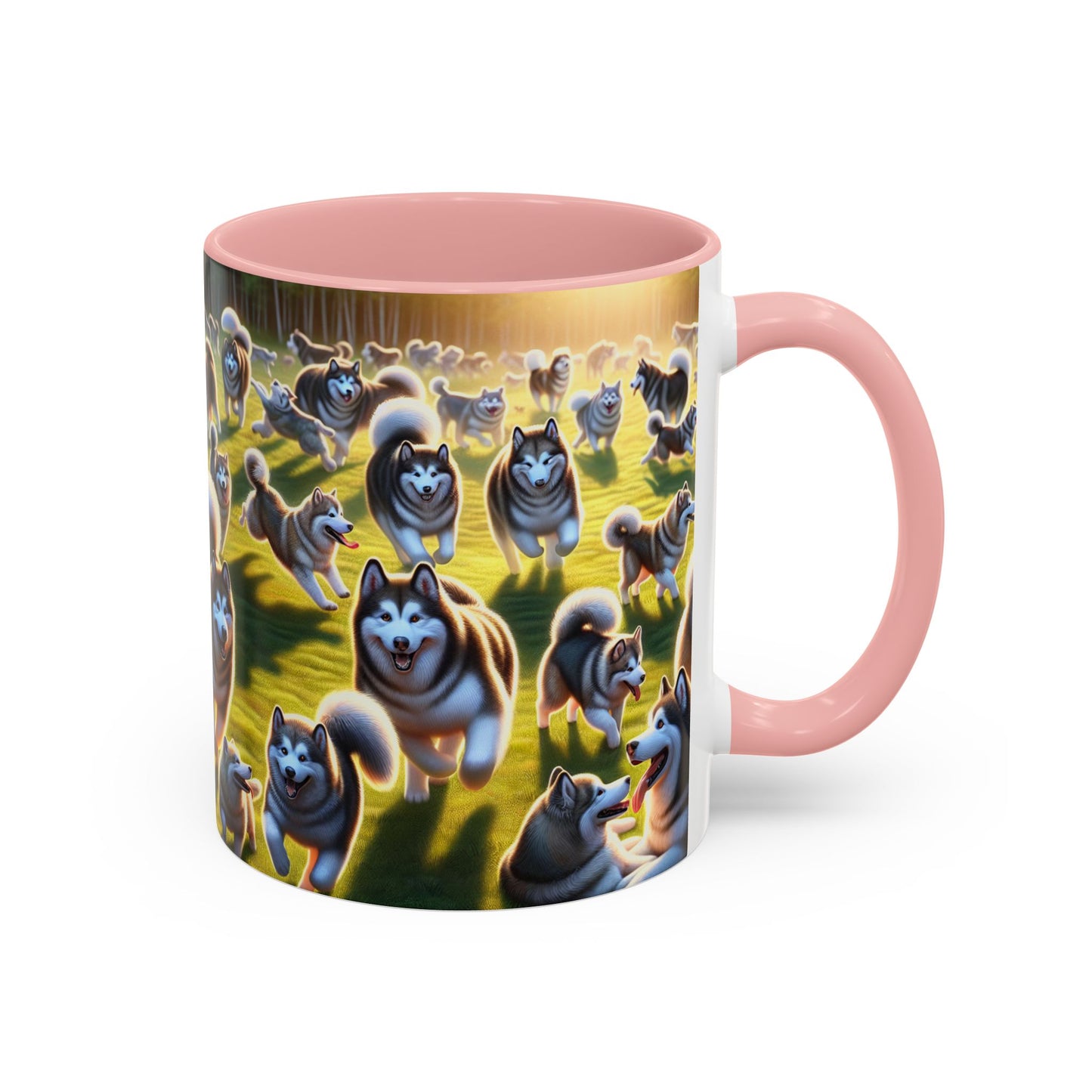 Alaskan Malamute Accent Coffee Mug - Perfect Gift for Dog Lovers