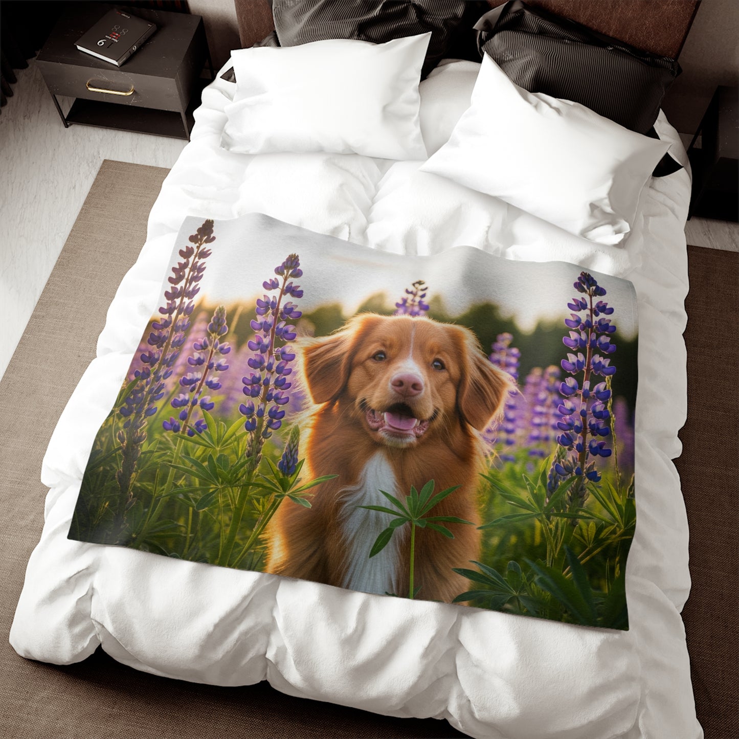 Nova Scotia Duck Tolling Retriever Sweatshirt Blanket