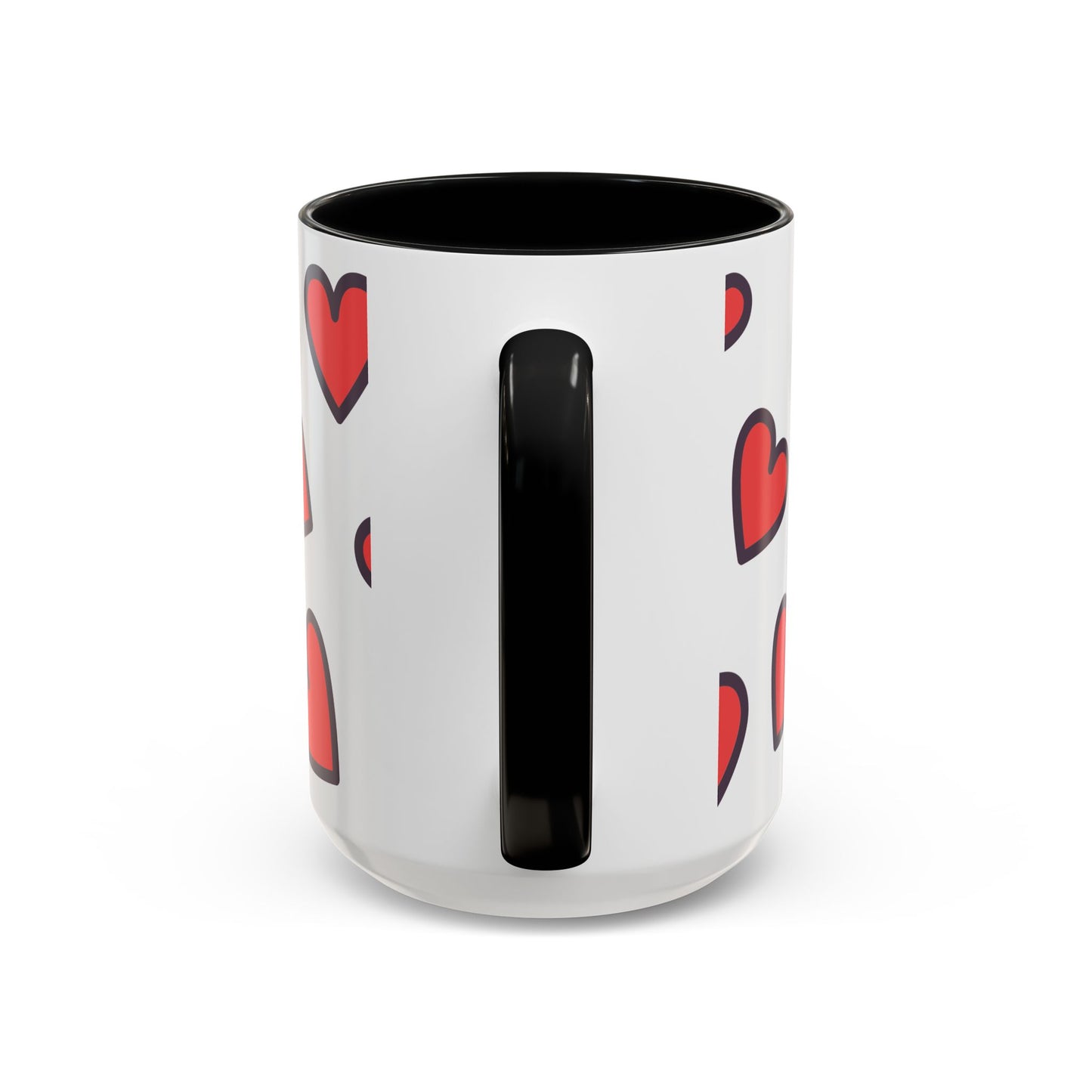 Hearts Accent Coffee Mug - Perfect Gift for Dog Lovers