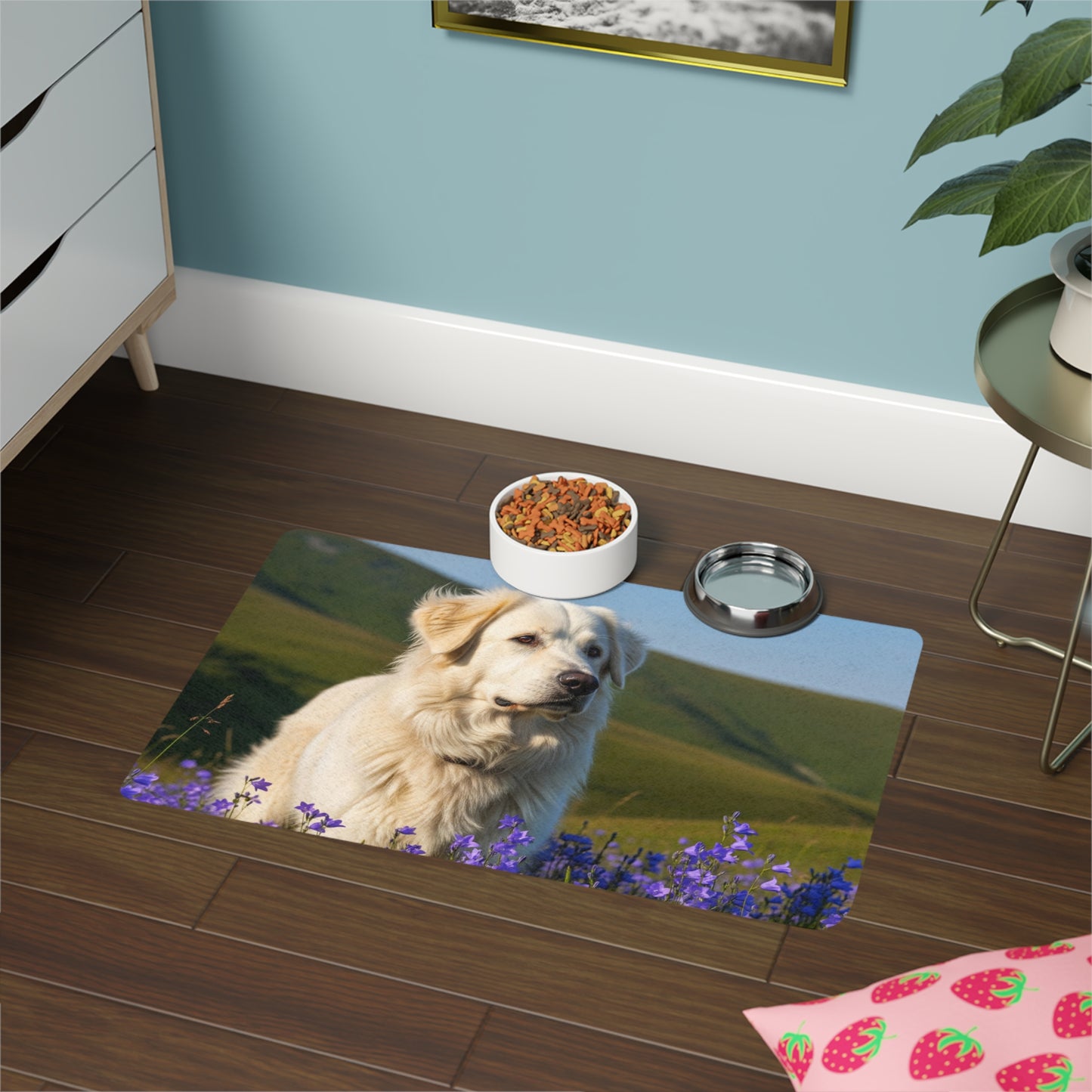 Pet Food Mat (12x18) - Romanian Carpathian Shepherd