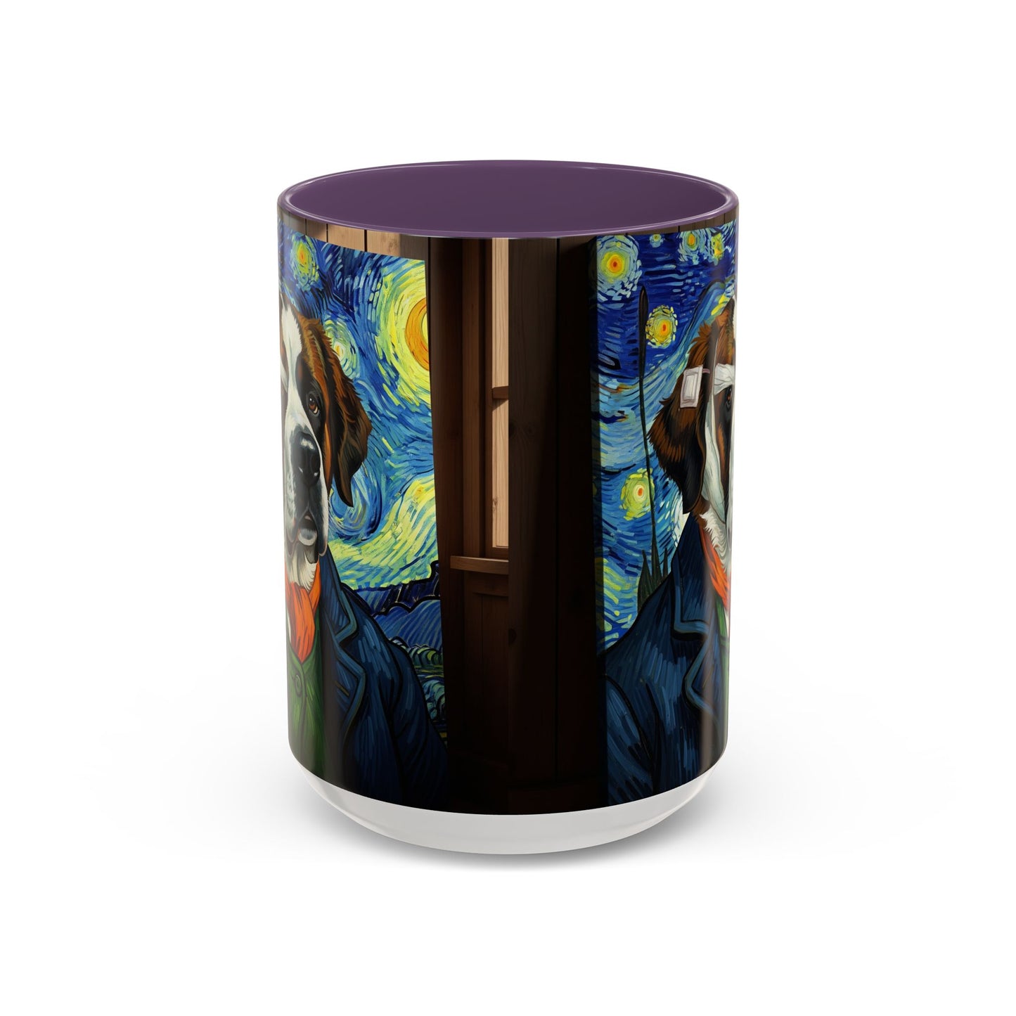 Saint Bernard Accent Coffee Mug - Perfect Gift for Dog Lovers