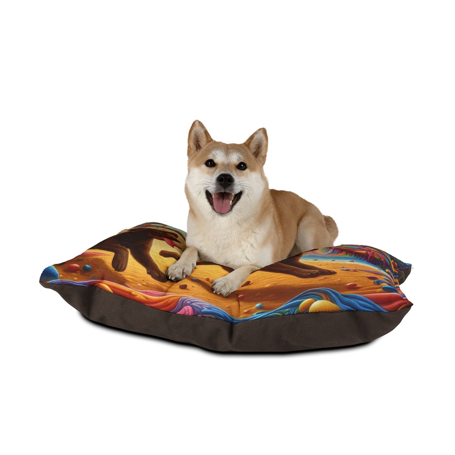 Chocolate Labrador Pet Bed