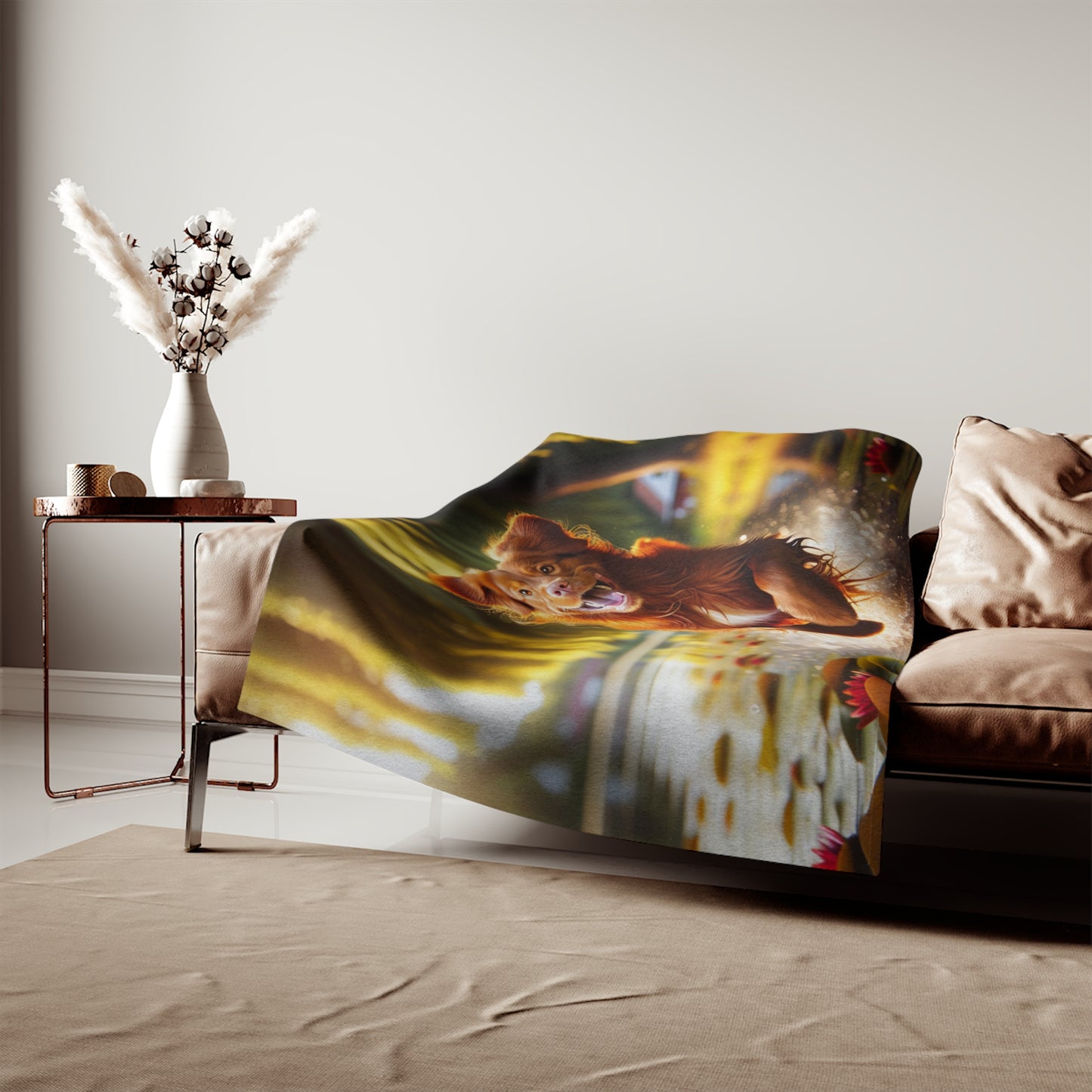 Nova Scotia Duck Tolling Retriever Sweatshirt Blanket