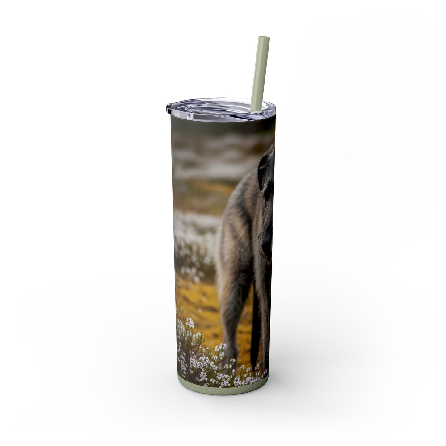 Irish Wolfhound Tumbler with Straw, 20oz