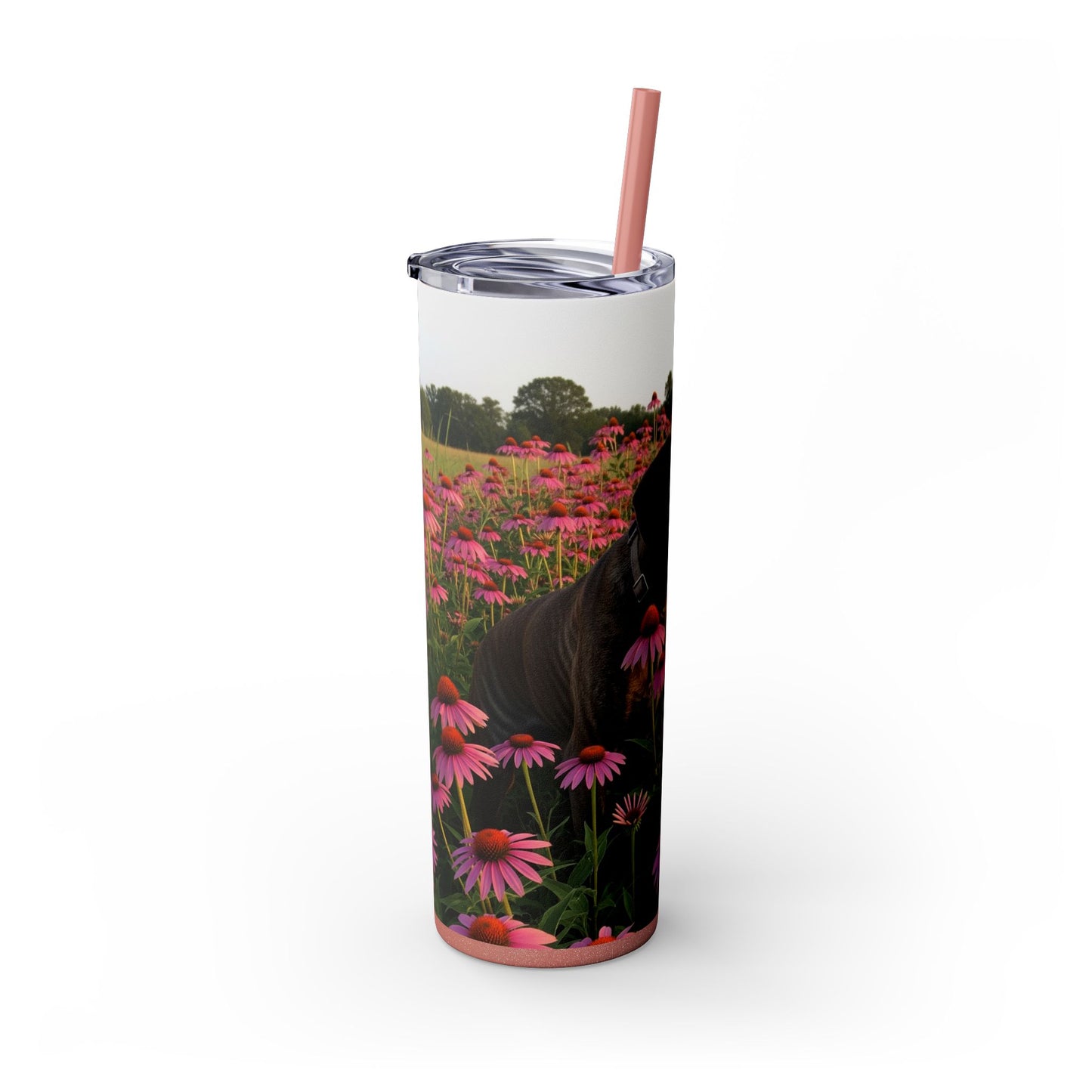 Treeing Tennessee Brindle Tumbler with Straw, 20oz