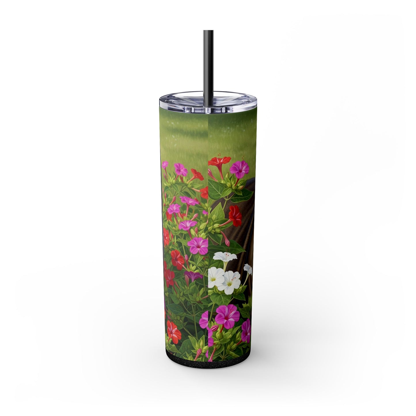 Neapolitan Mastiff Tumbler with Straw, 20oz