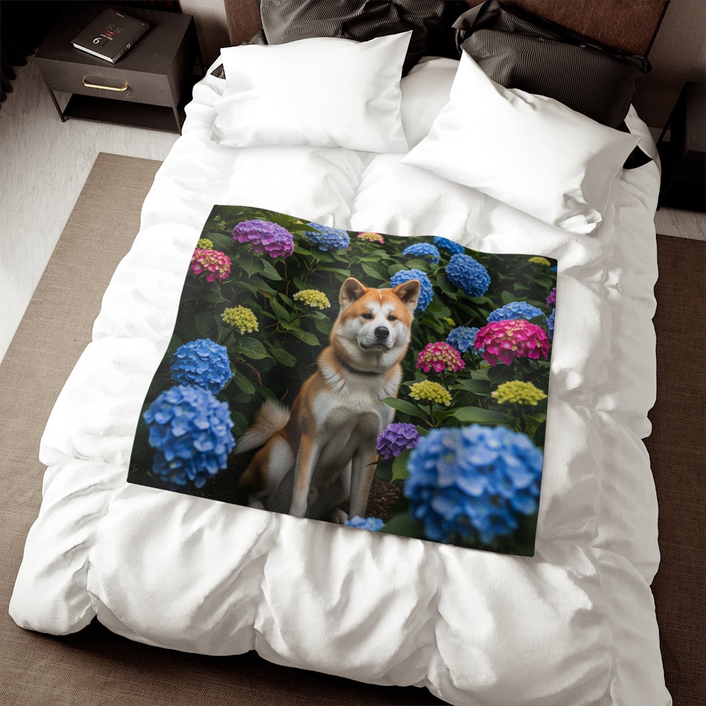 Akita Sweatshirt Blanket
