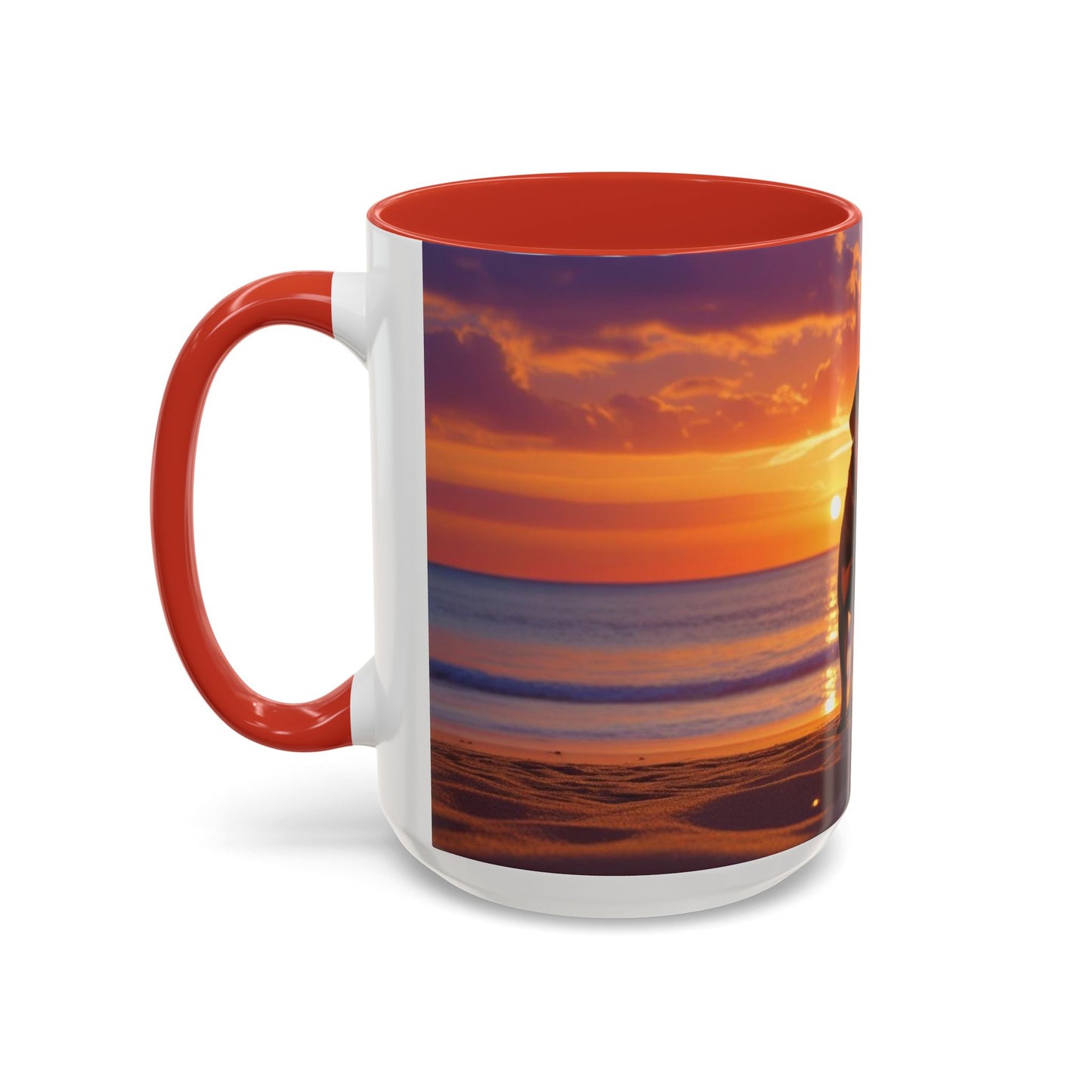 Rottweiler Love Accent Coffee Mug - Perfect Gift for Dog Lovers