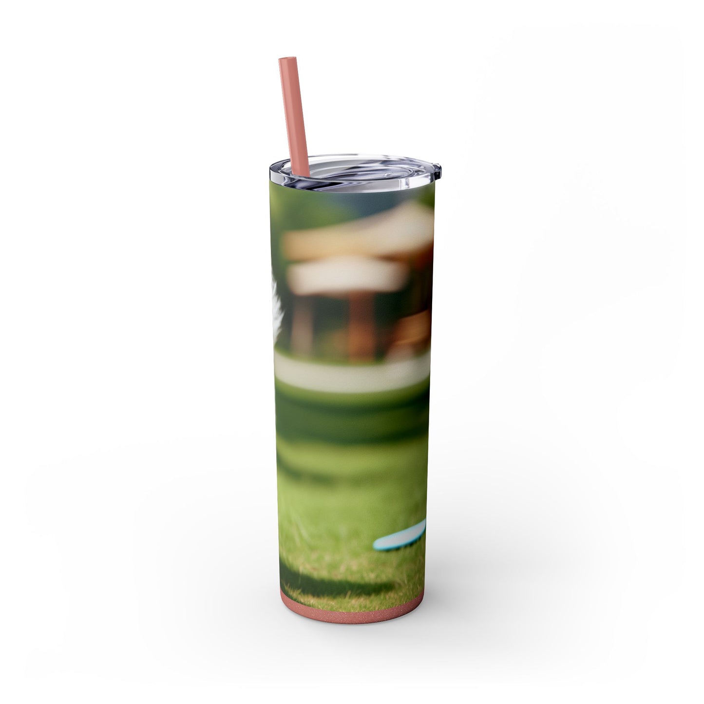 Japanese Spitz Tumbler with Straw, 20oz