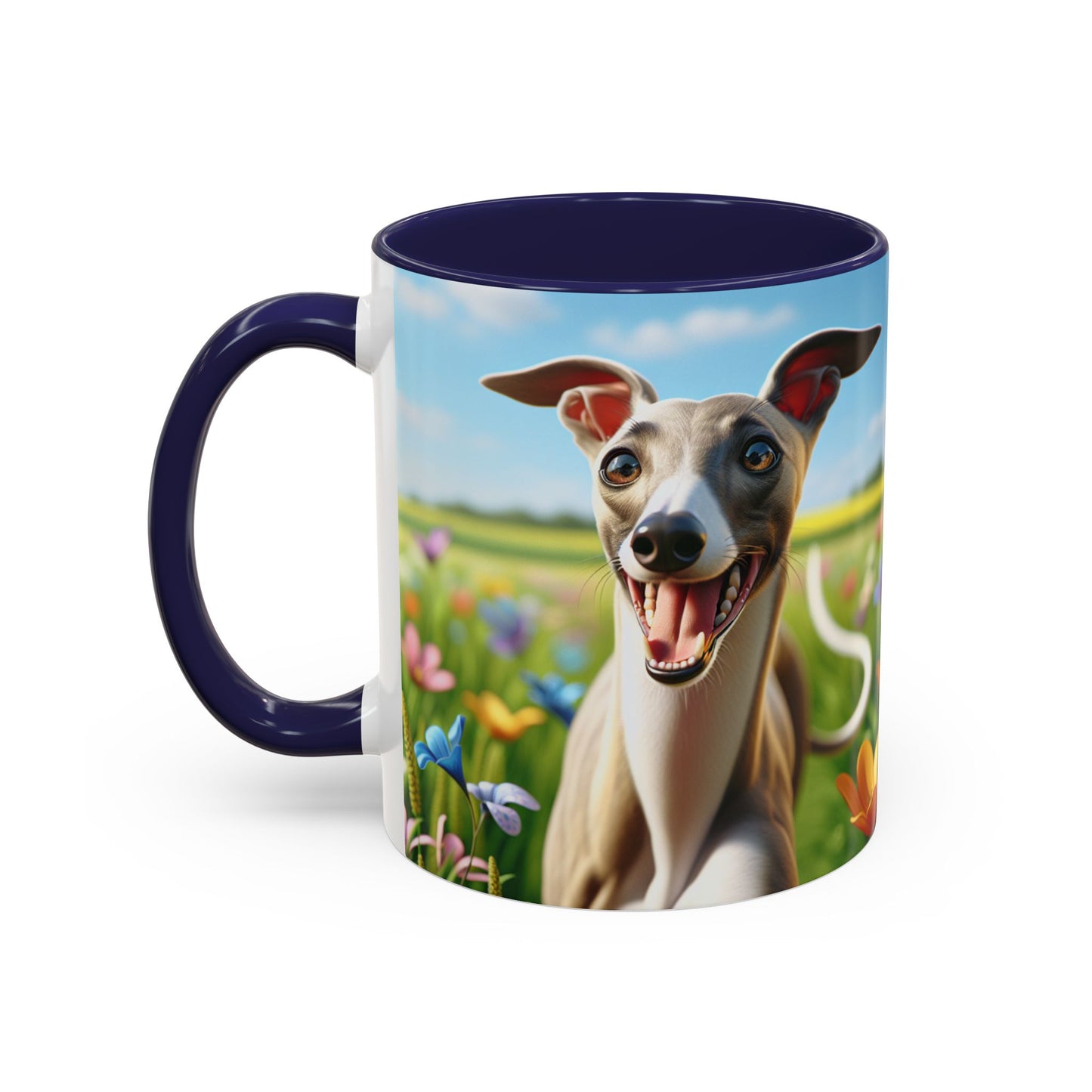 Whippet Accent Coffee Mug - Perfect Gift for Dog Lovers