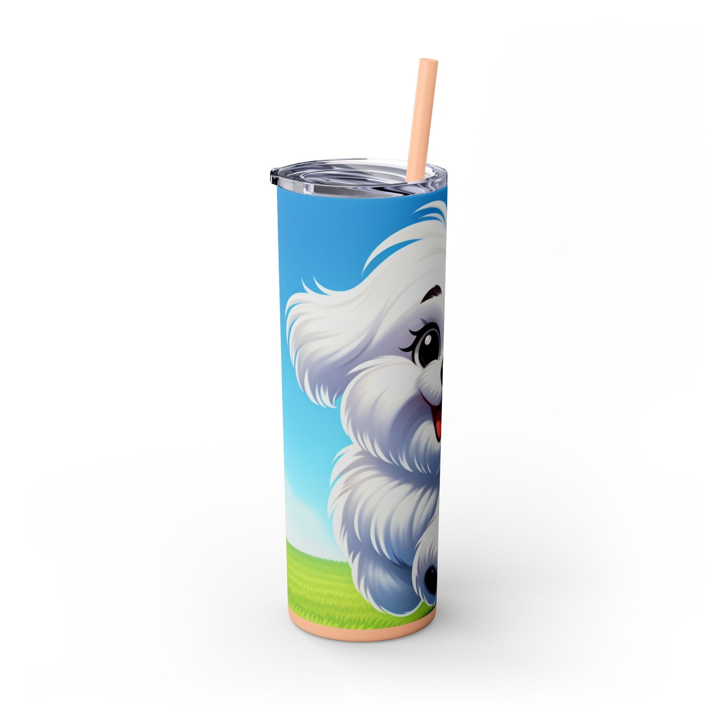 Maltese Tumbler with Straw, 20oz