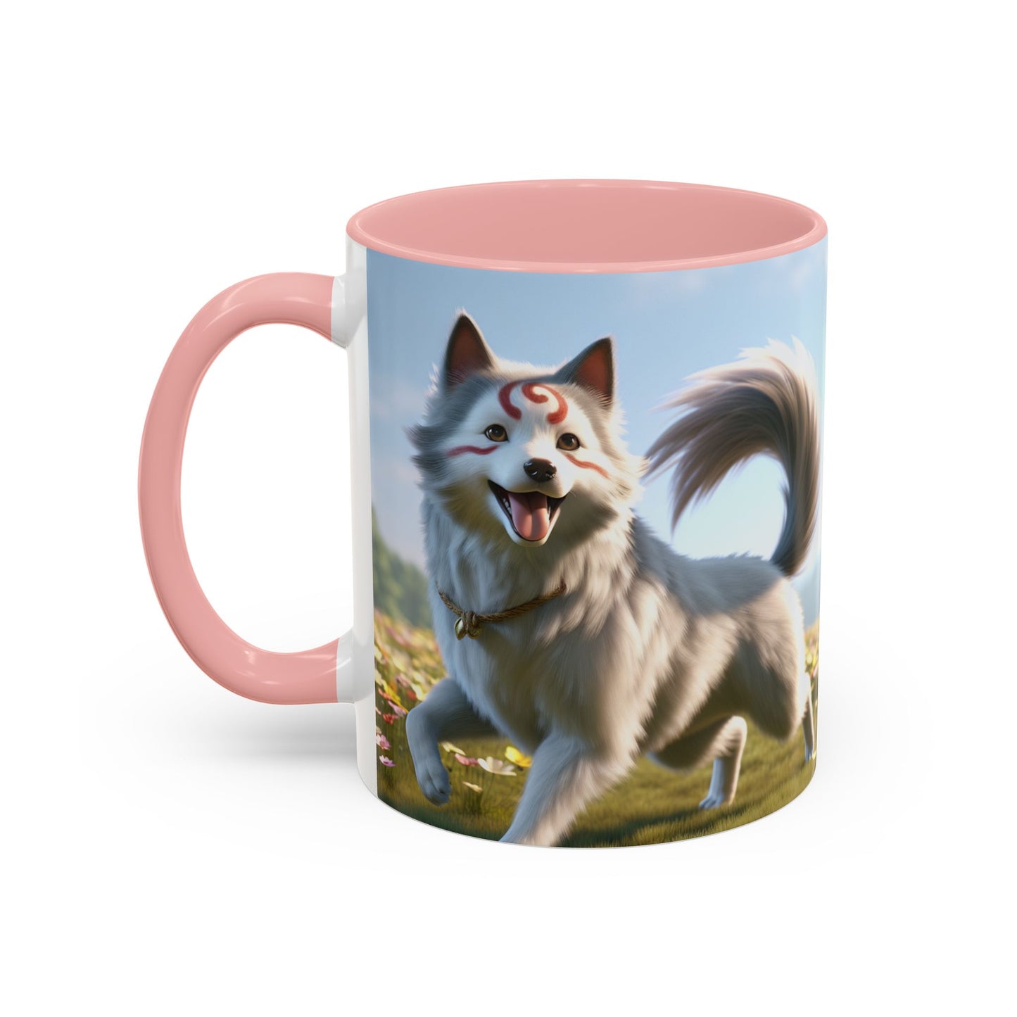 Cadabomb Okami Accent Coffee Mug - Perfect Gift for Dog Lovers